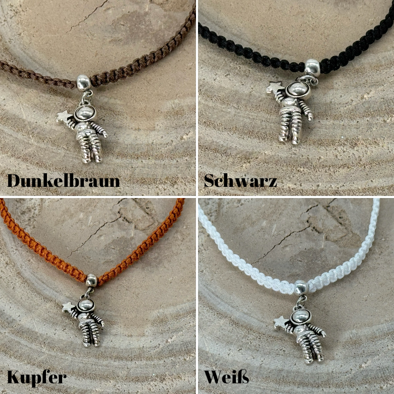 Fusskettchen Fussbändchen Astronaut