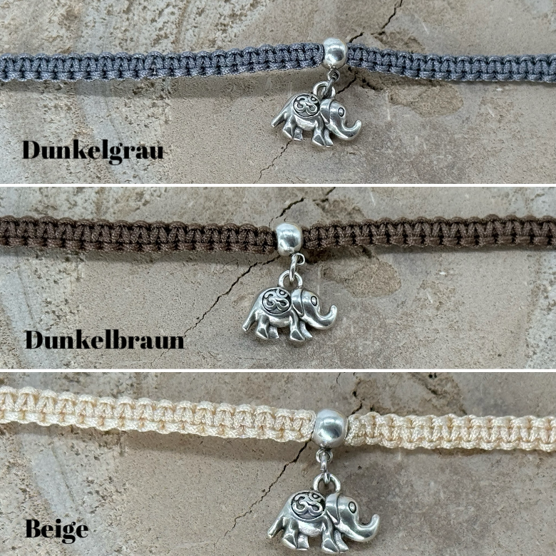 Fusskettchen Fussbändchen Elefant
