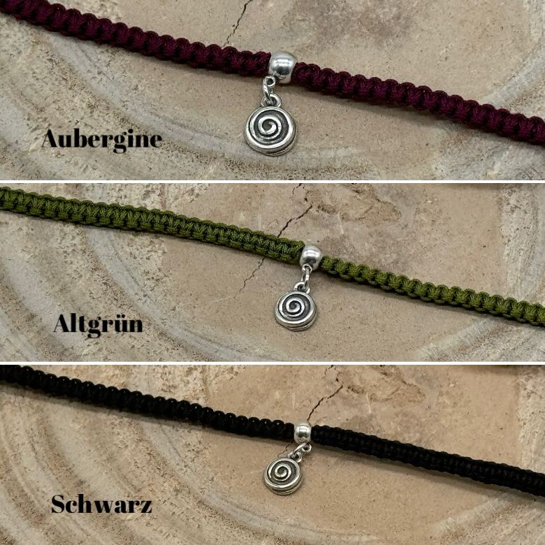 Fusskettchen Fussbändchen Spirale