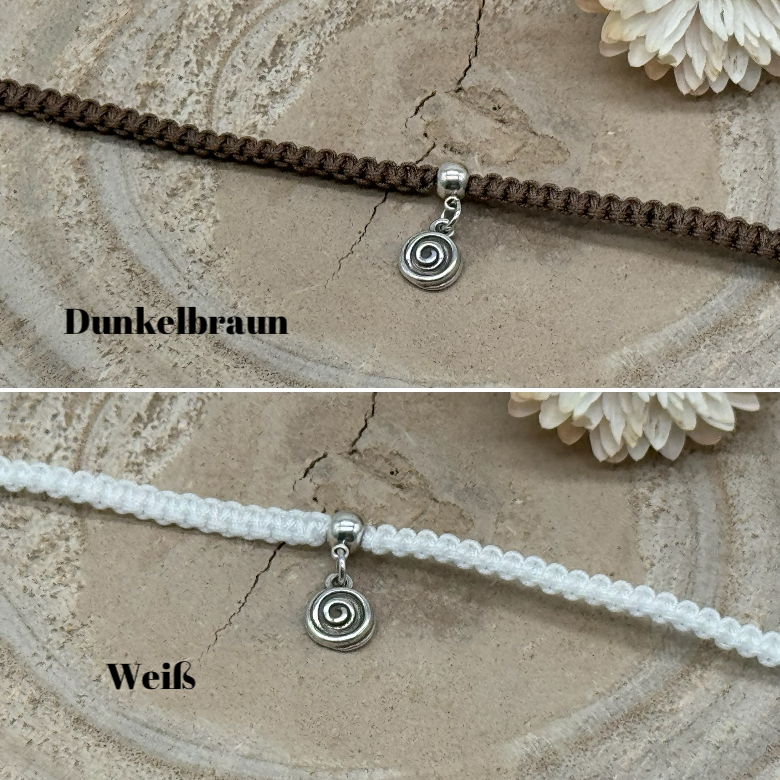 Fusskettchen Fussbändchen Spirale