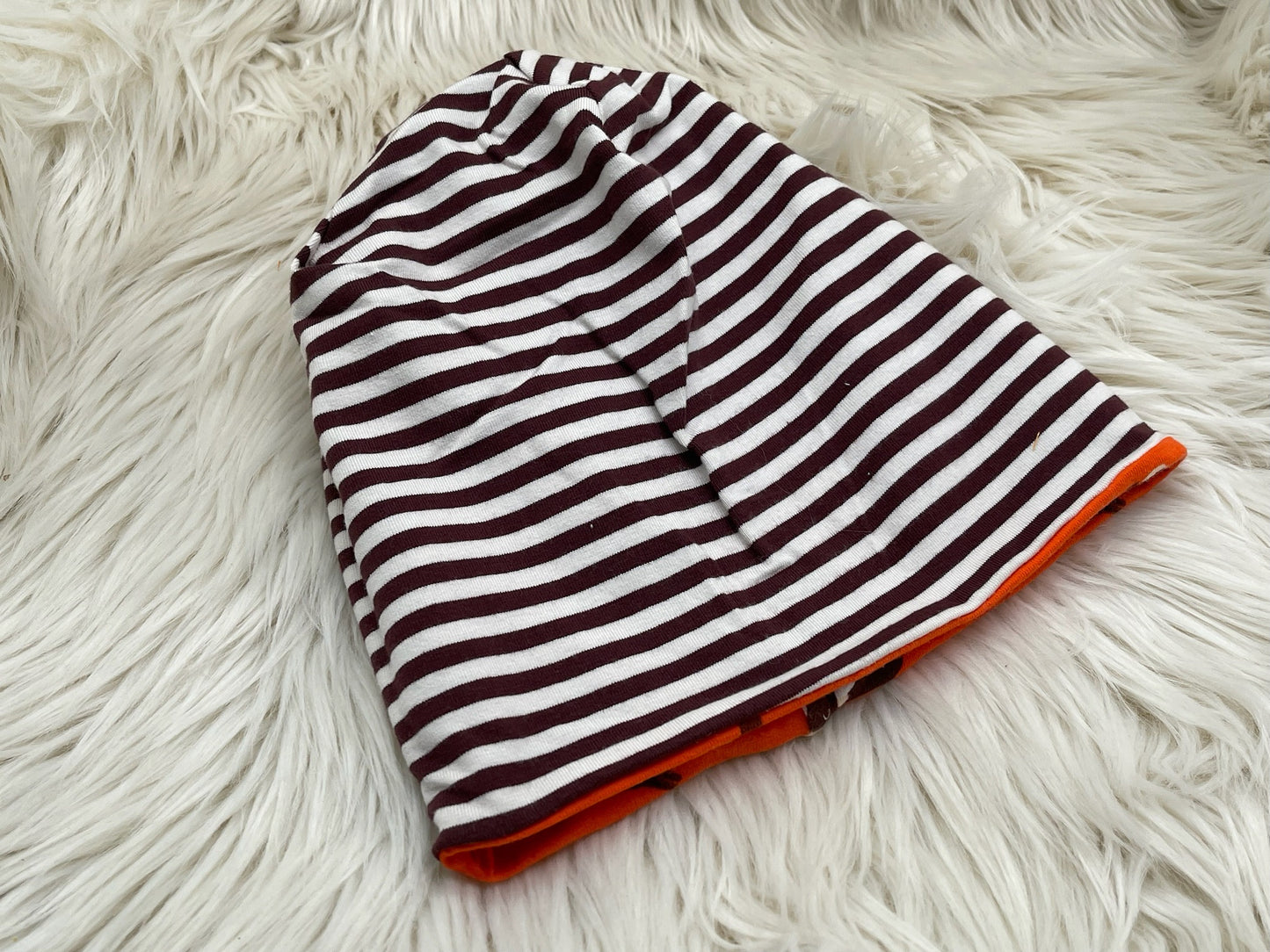 Wendebeanie Büffel orange