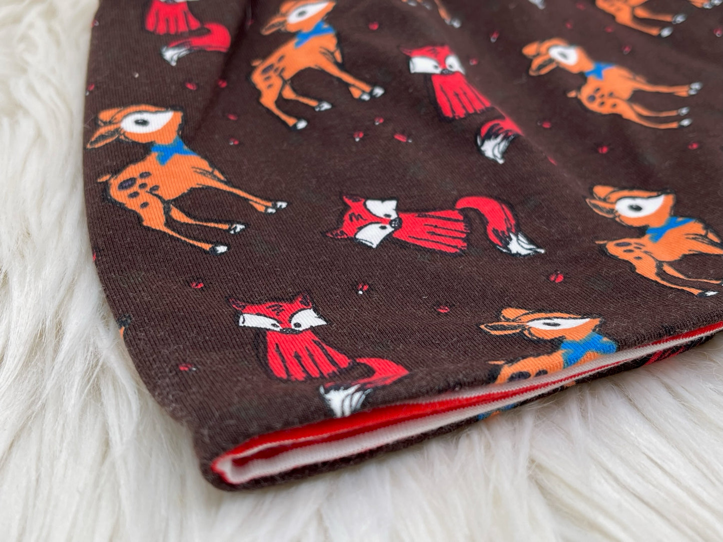 Wendebeanie Fuchs & Reh braun