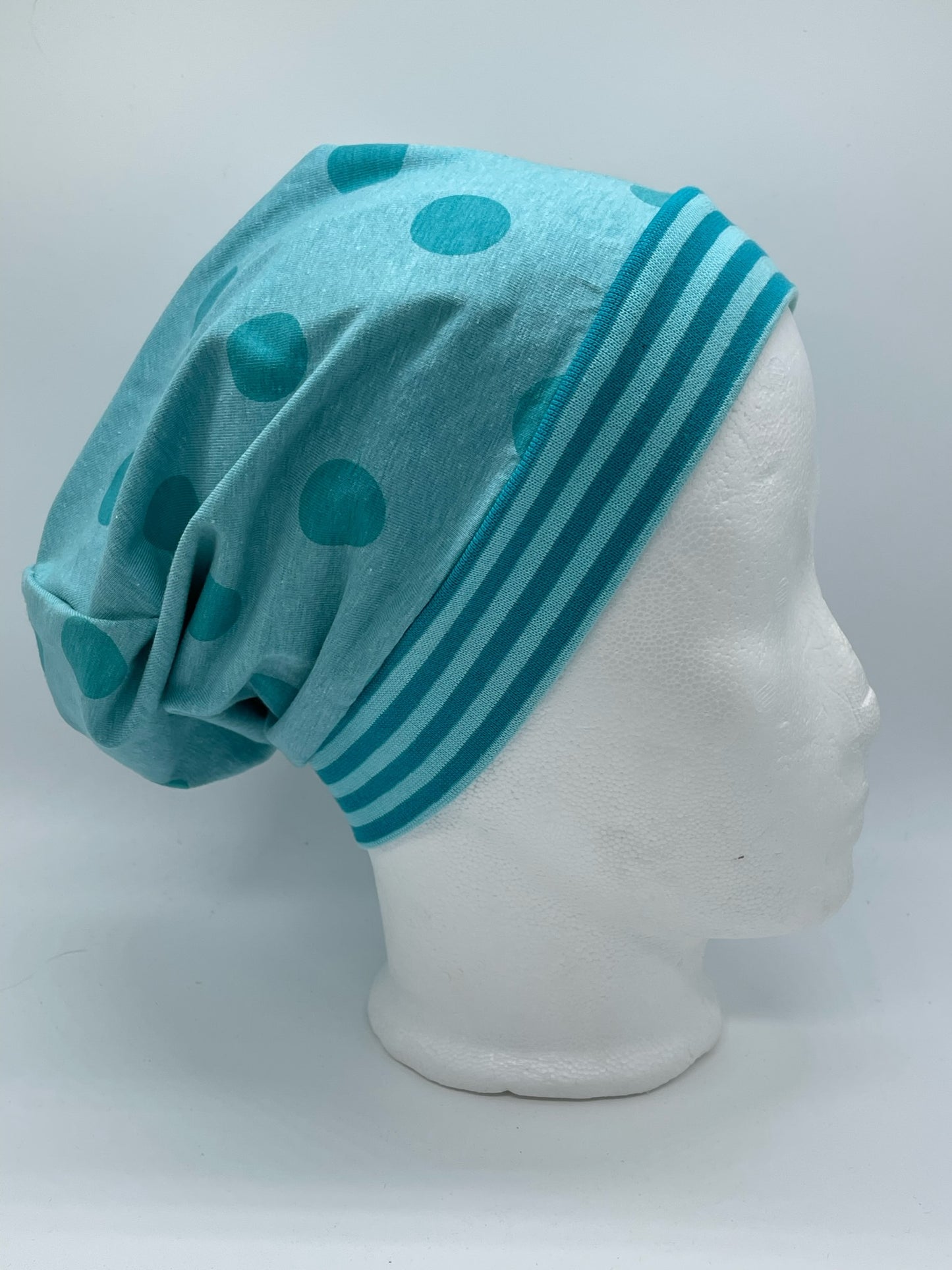 Beanie Punkte grün