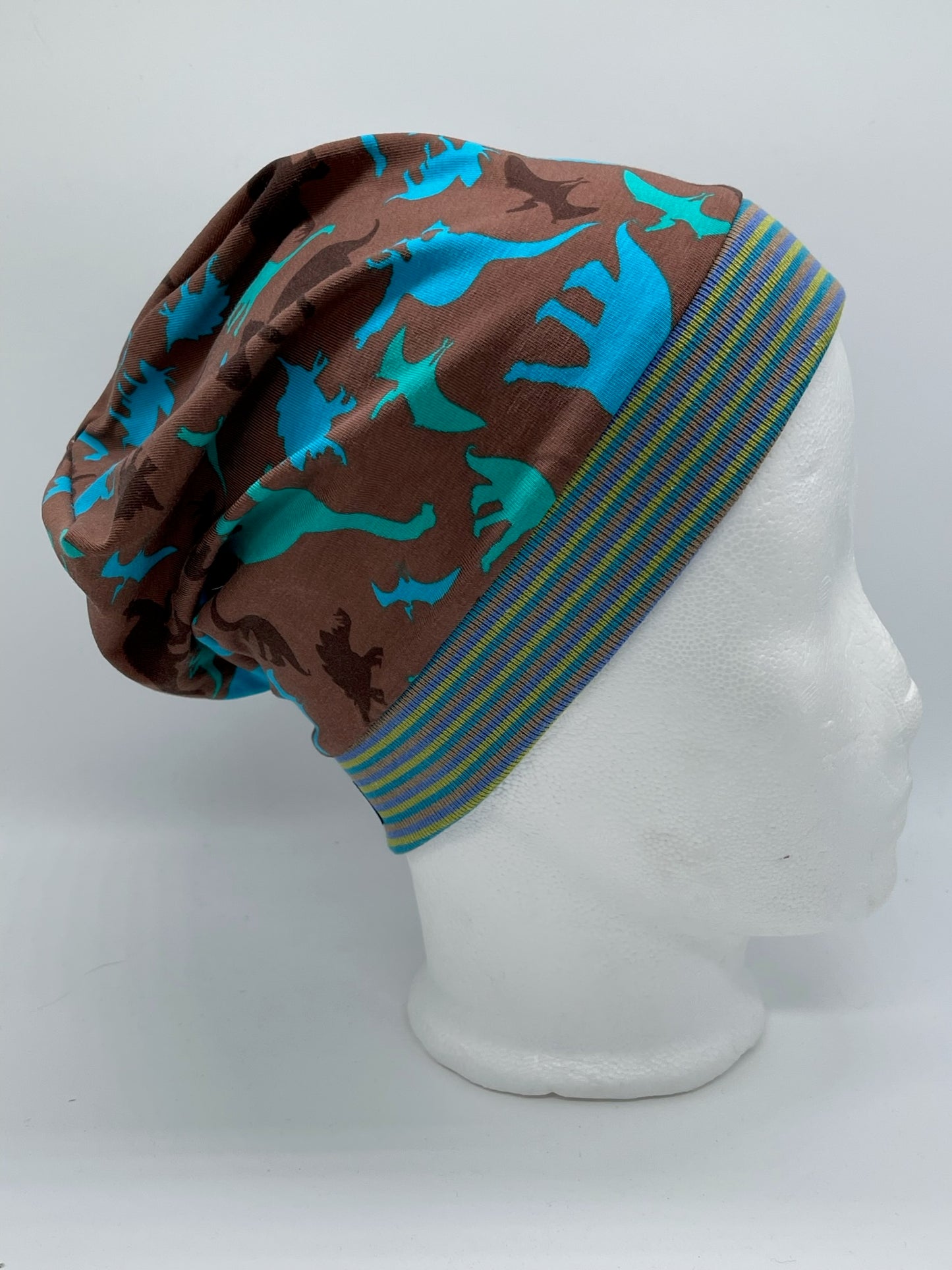 Beanie Dinosaurier braun