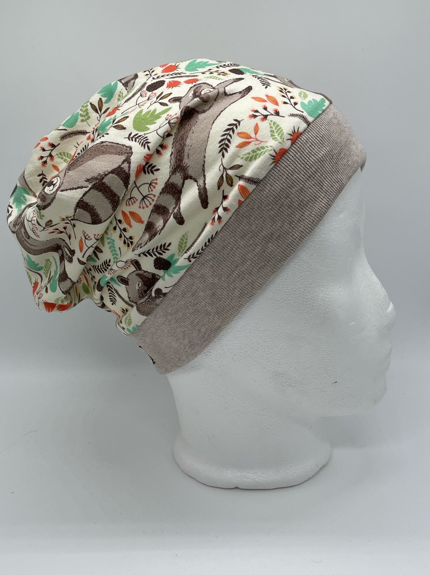 Beanie Waschbär beige