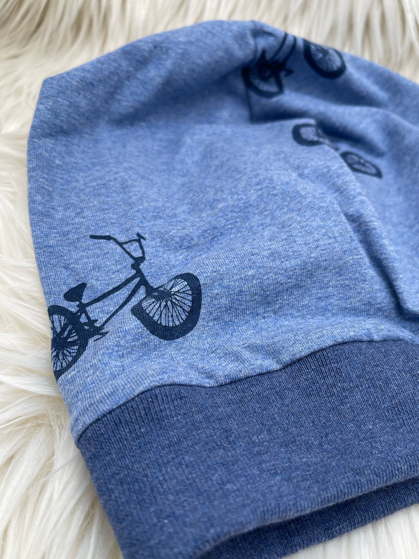 Beanie Bike blau