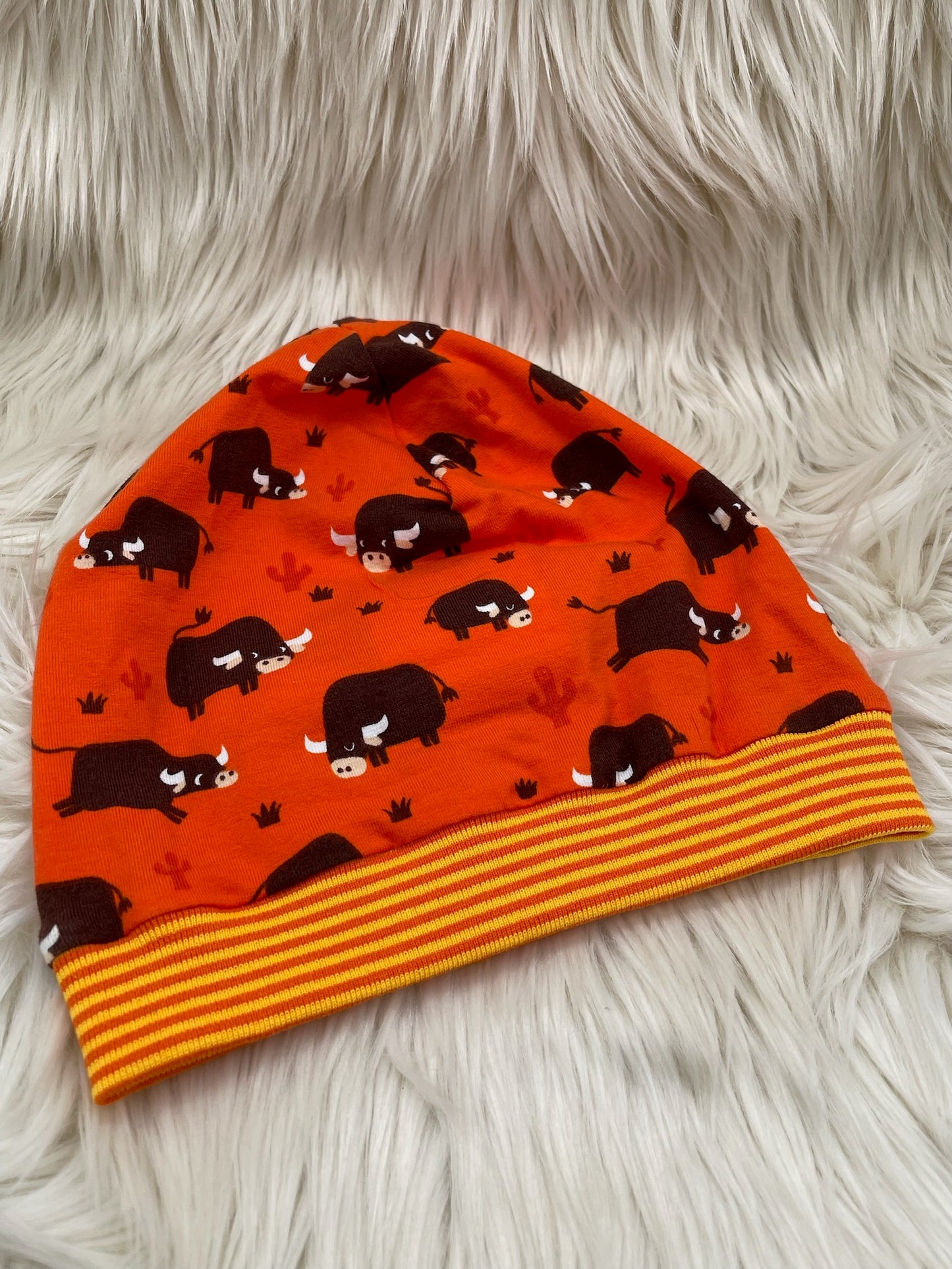 Beanie Büffel orange