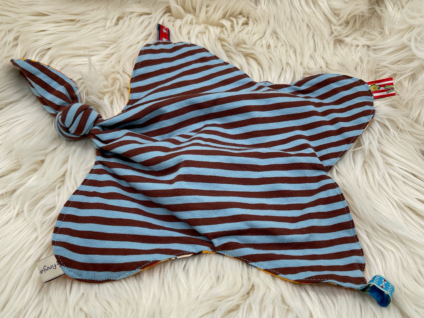 Schmusetuch Indianer orange