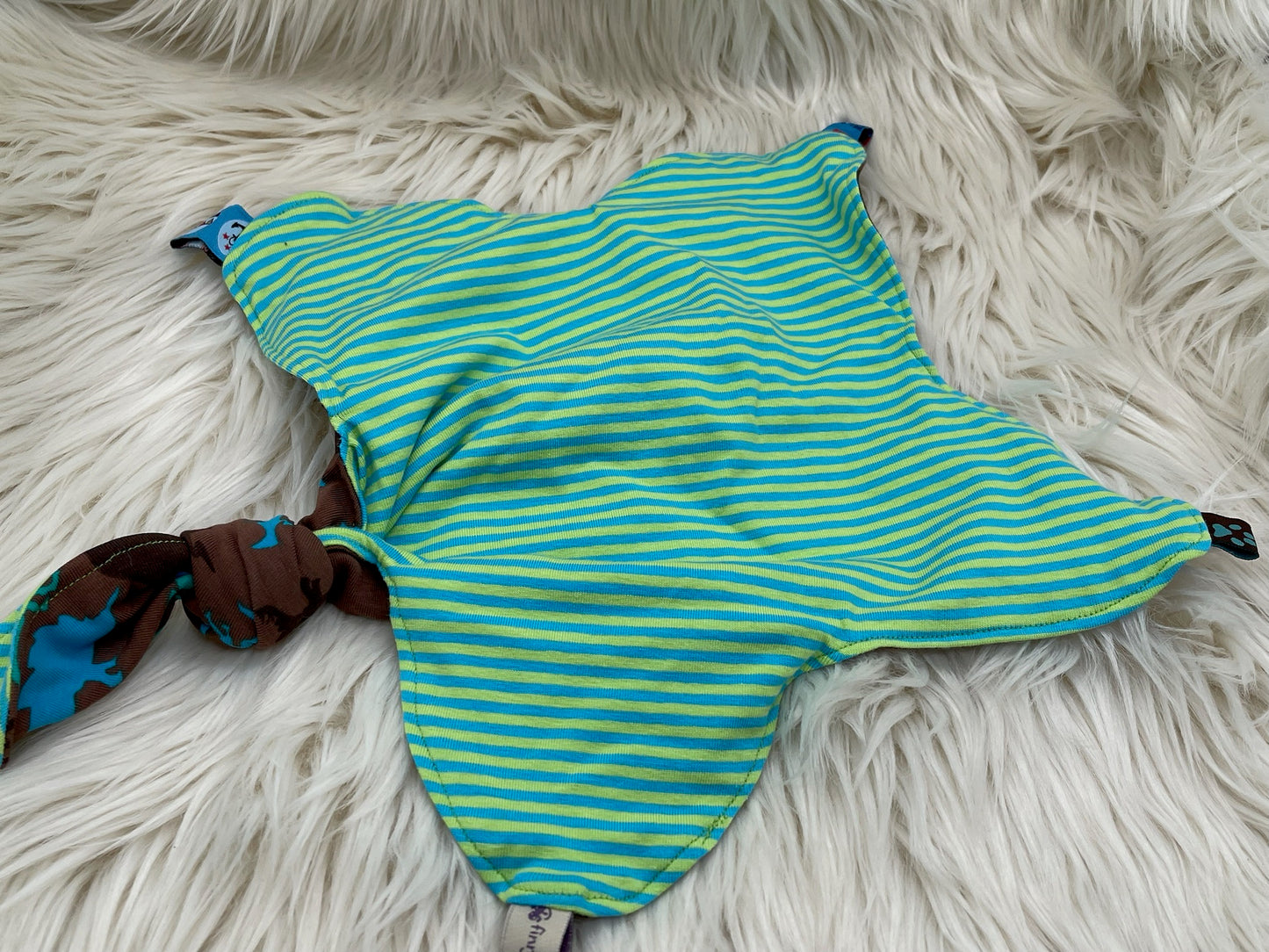 Schmusetuch Dino braun