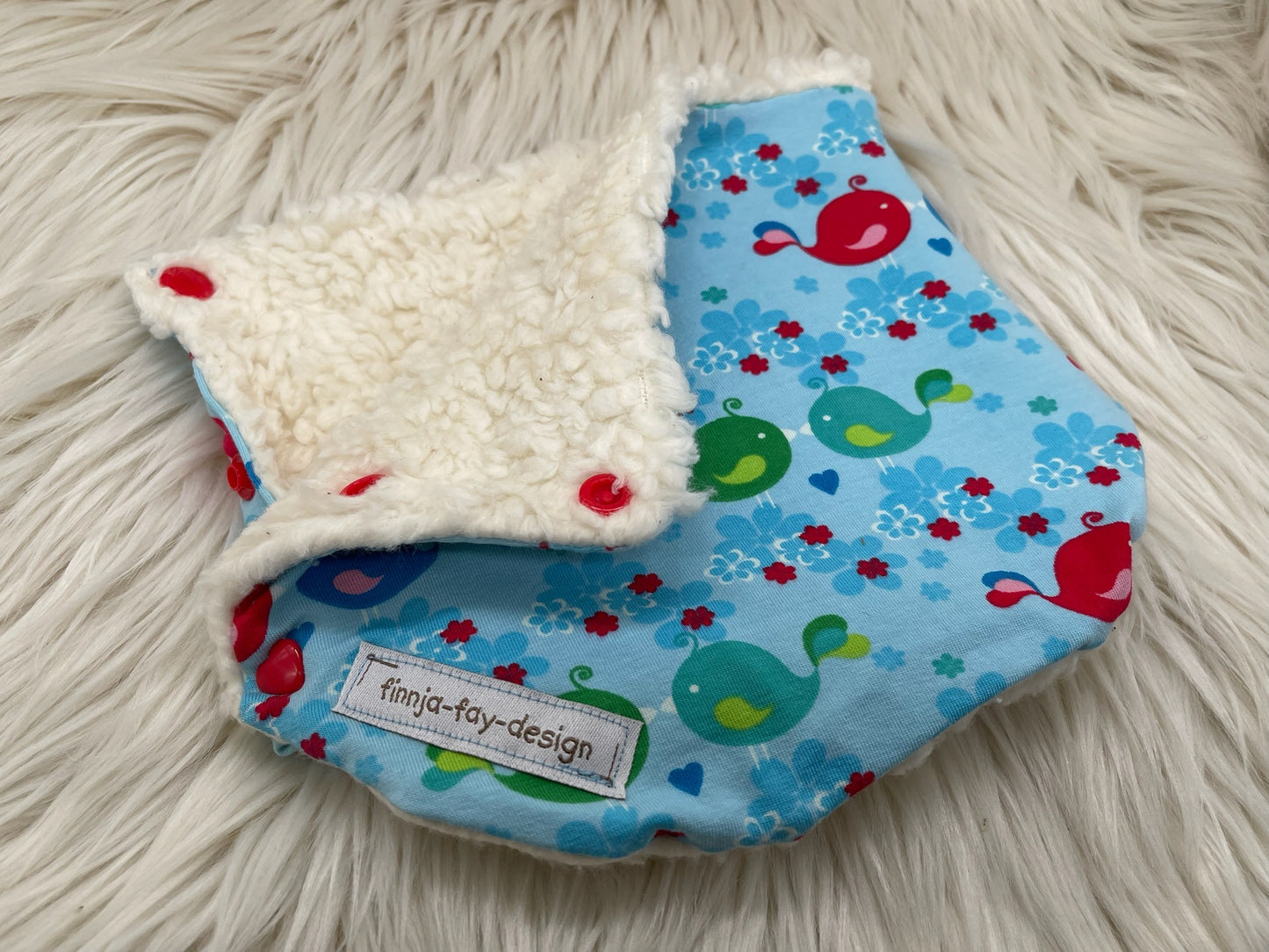 Halssocke Halsloop Vogel Paar blau