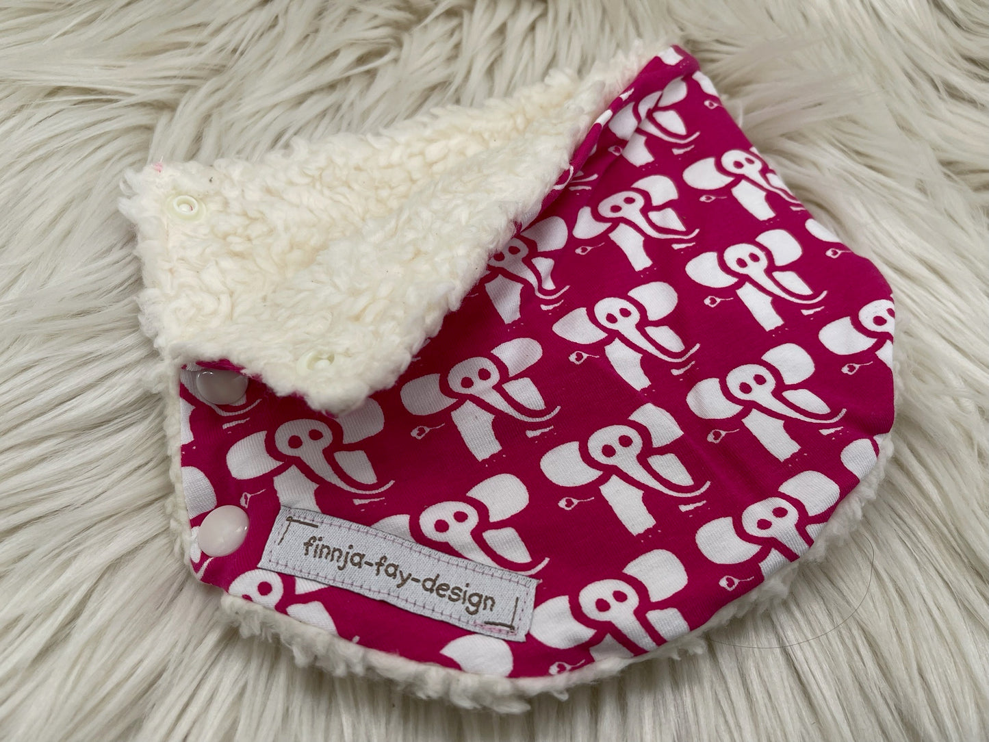 Halssocke Halsloop Elefant rosa KU 38/43