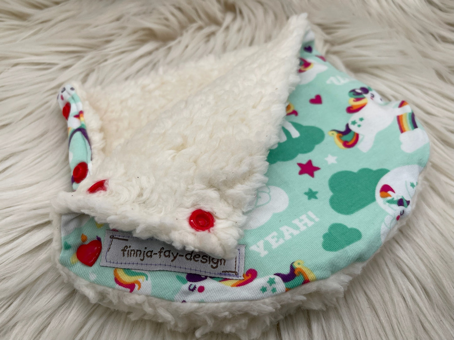 Halssocke Halsloop Einhorn mint KU 38/43