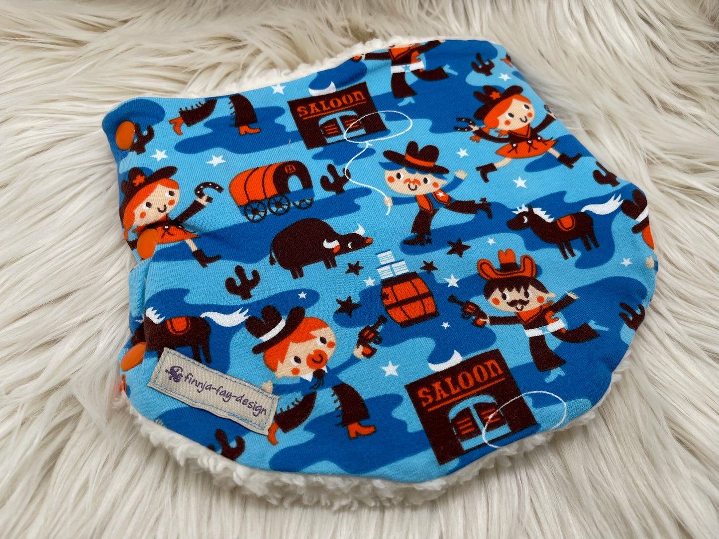 Halssocke Halsloop Cowboy blau KU 49/53 54/58