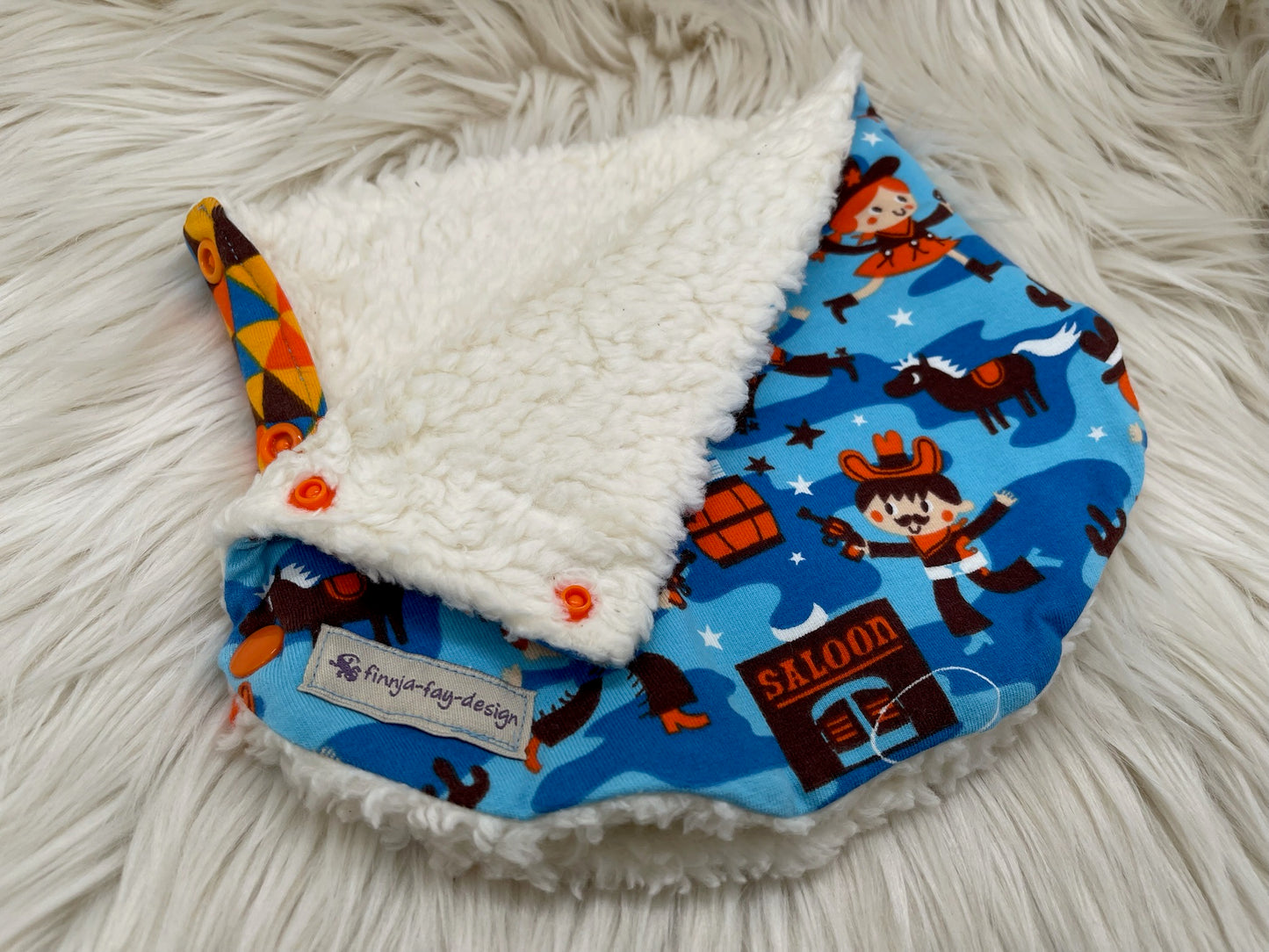 Halssocke Halsloop Cowboy blau KU 49/53 54/58