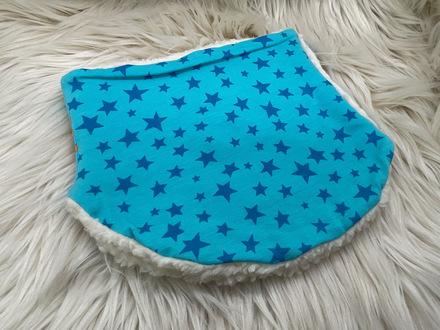 Halssocke Halsloop Zahnräder blau KU 49/53