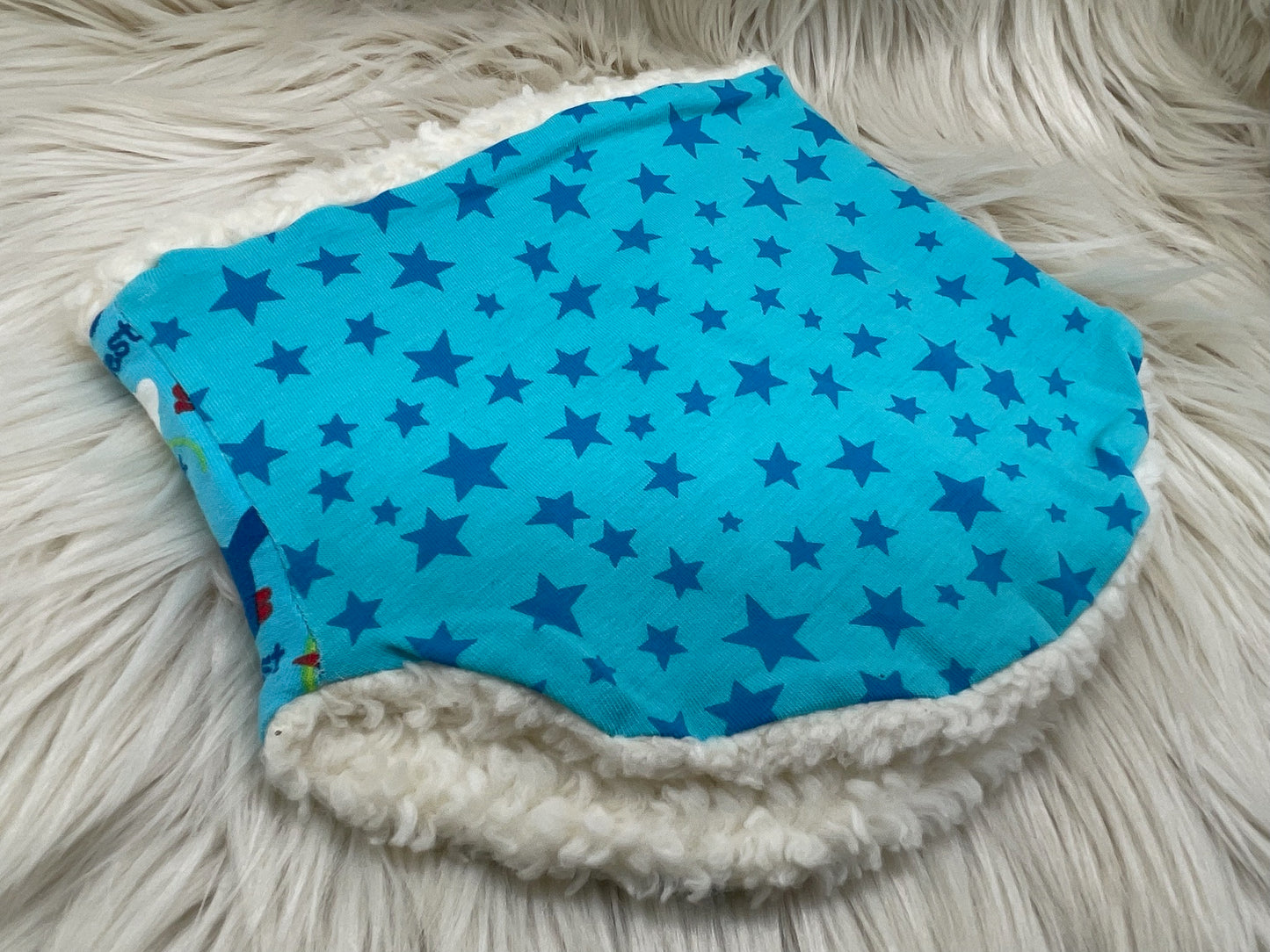 Halssocke Halsloop Flugzeuge blau KU 49/53