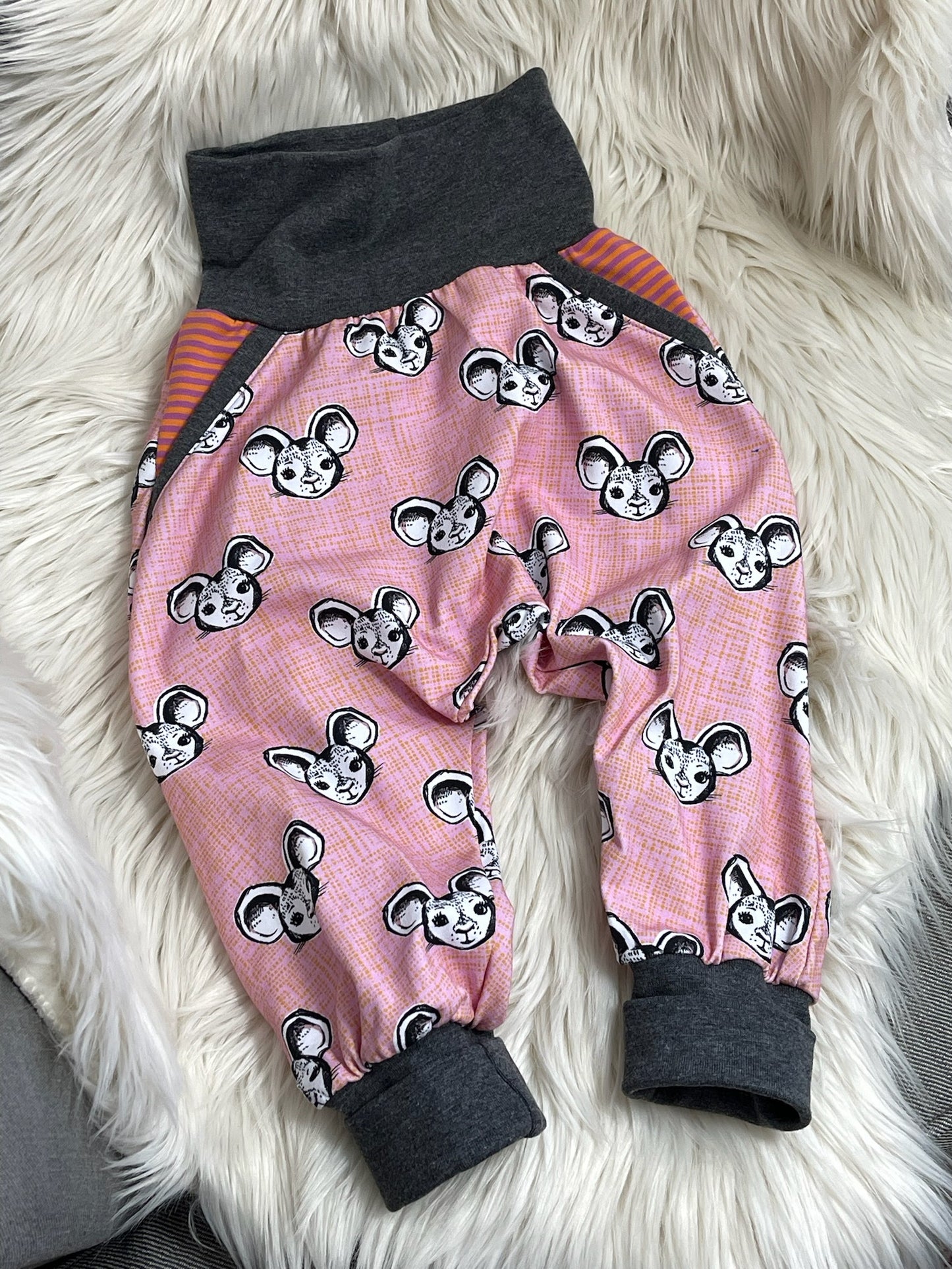 B-Ware Pumphose Maus rosa Gr. 86