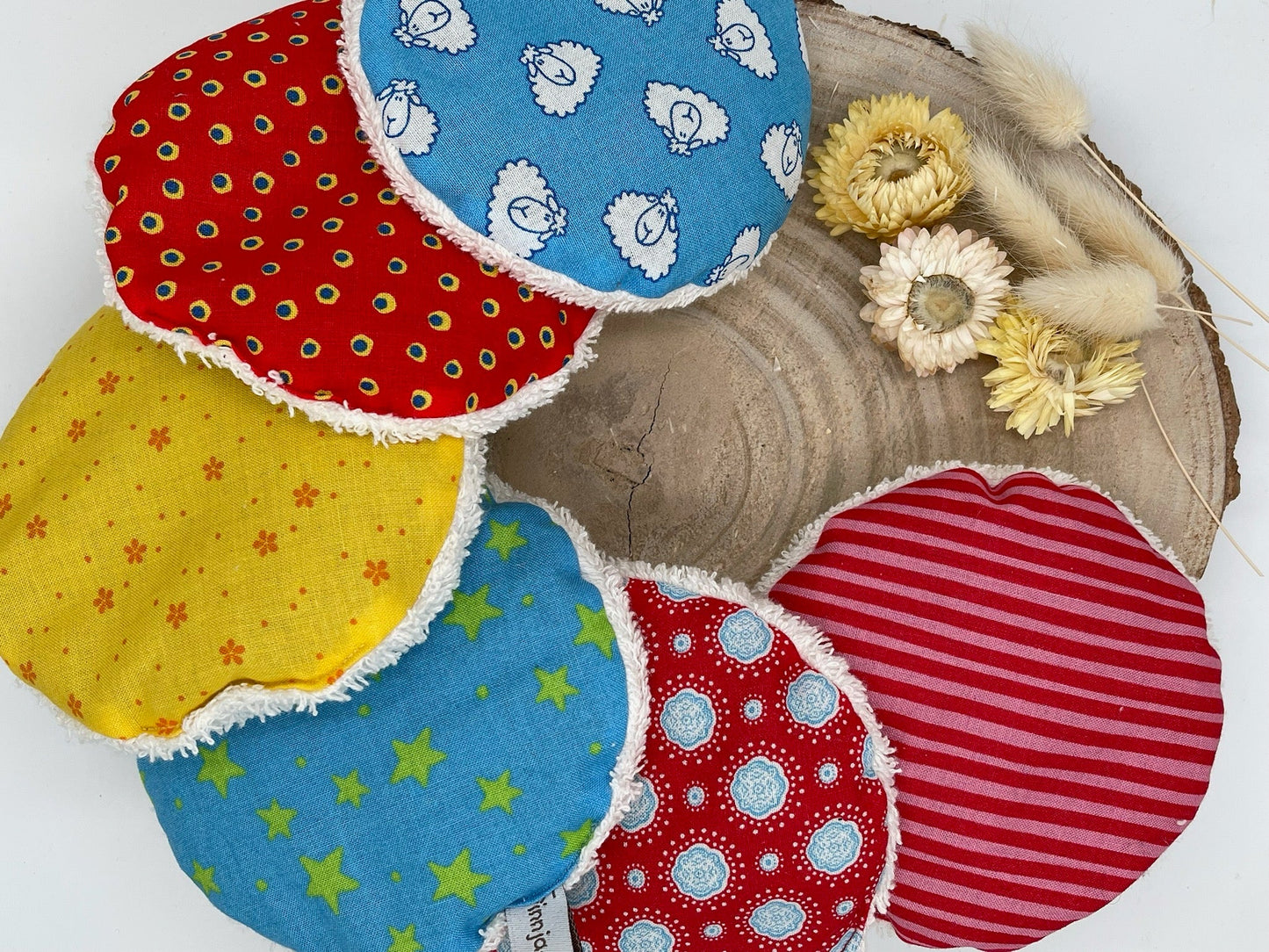 Kühlkissen Kirschkern in verschiedene Stoffdesigns