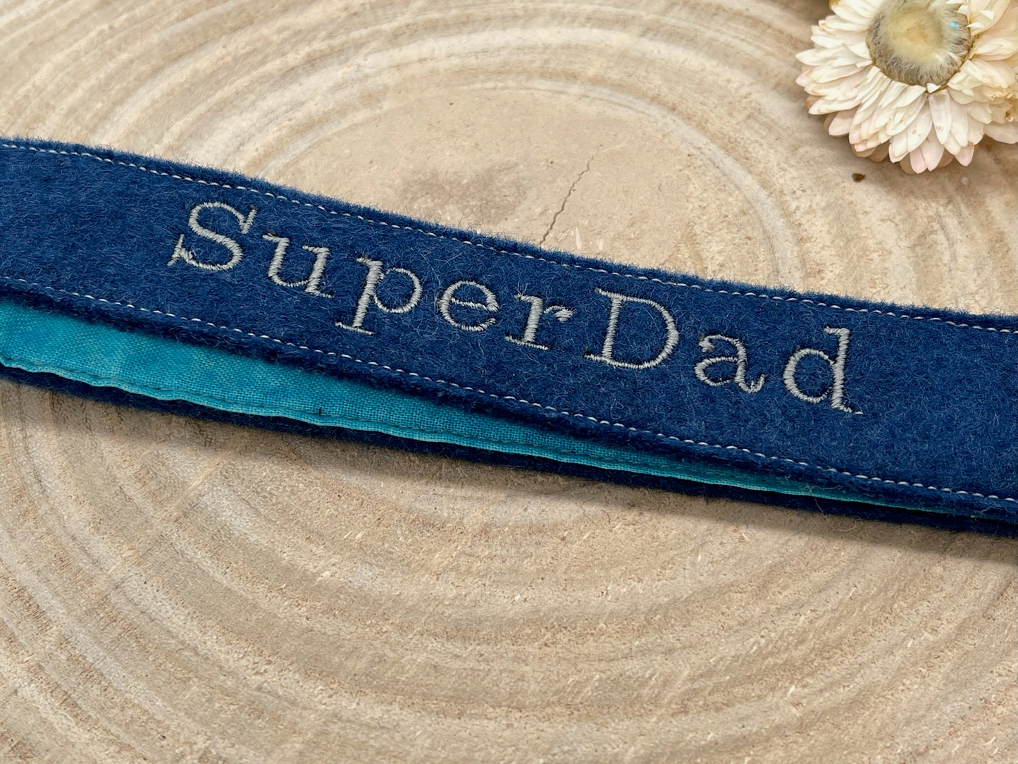 SALE Filz Schlüsselanhänger SuperDad