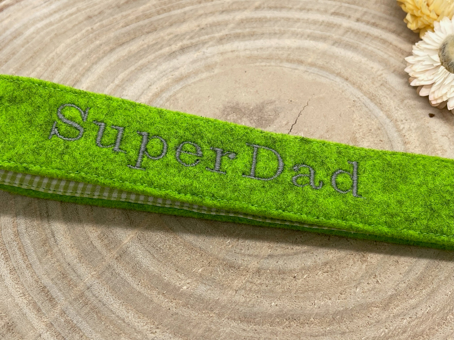 SALE Filz Schlüsselanhänger SuperDad