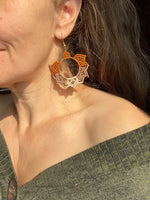 Makramee Ohrring Ohrhänger Sun mint (1 Paar)