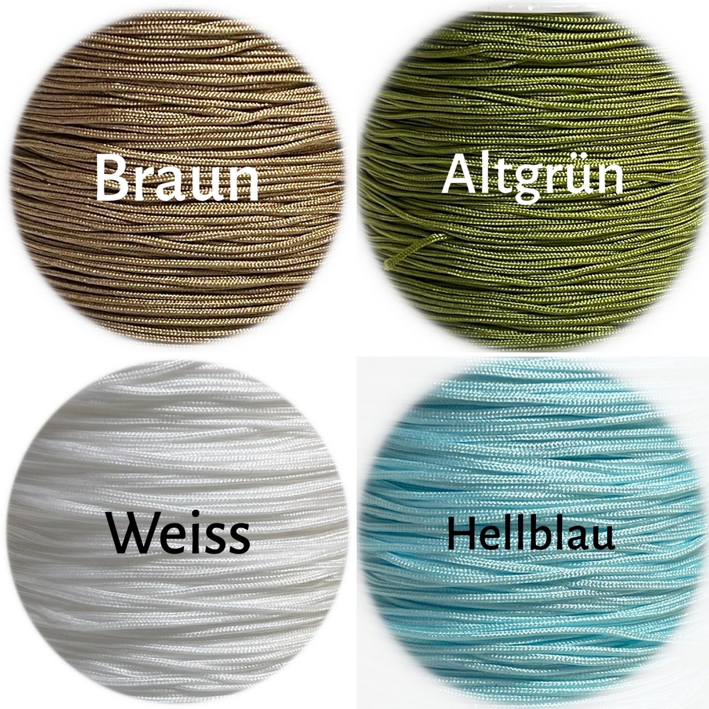 Freundschaftsarmband Makramee Armband Mandala silberfarbenen Edelstahl
