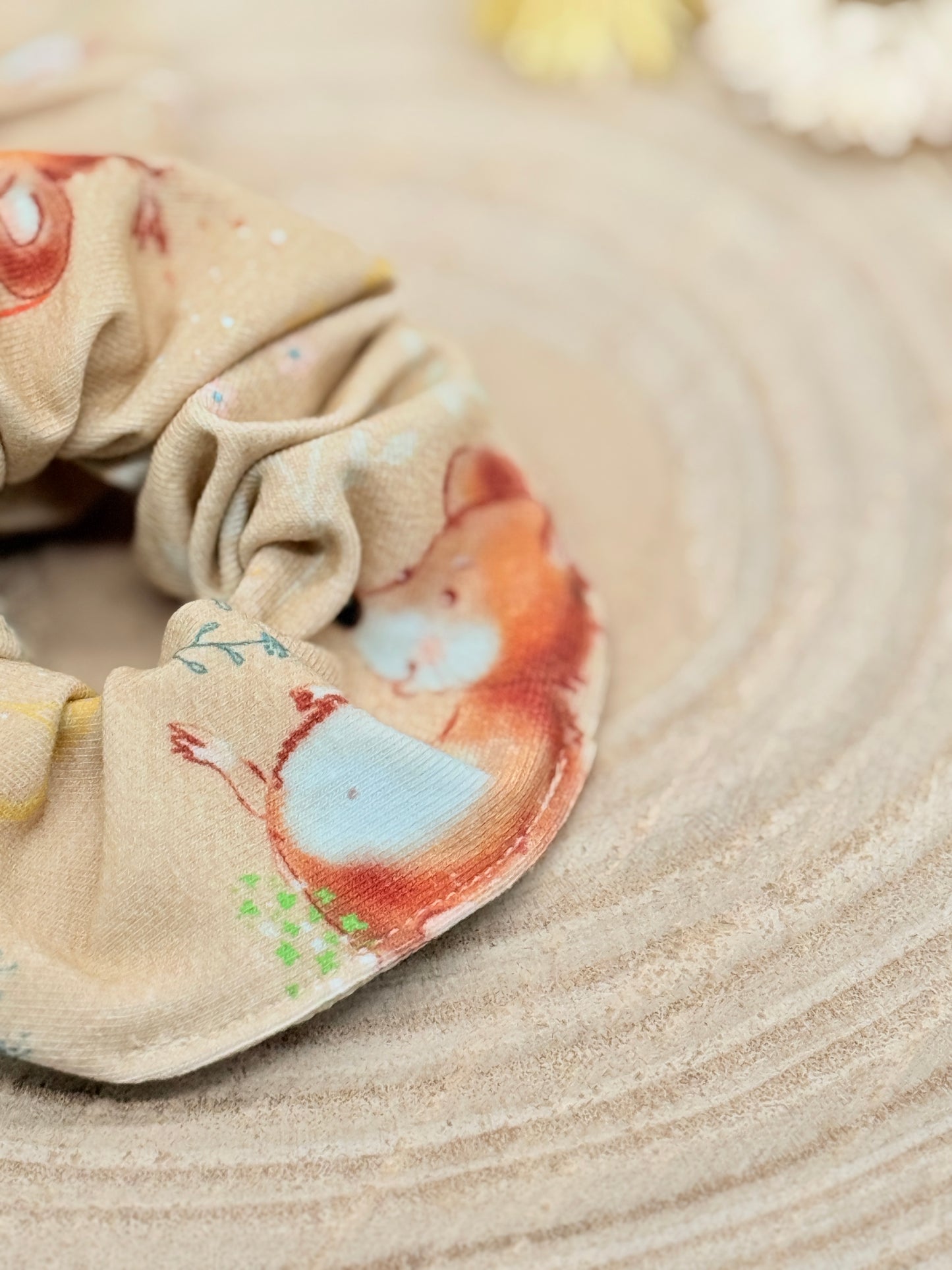 Jersey Scrunchie Maus beige