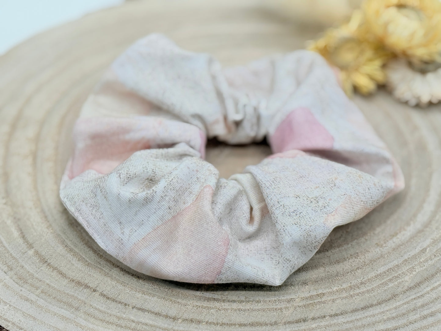 Modal Scrunchie rosa batik