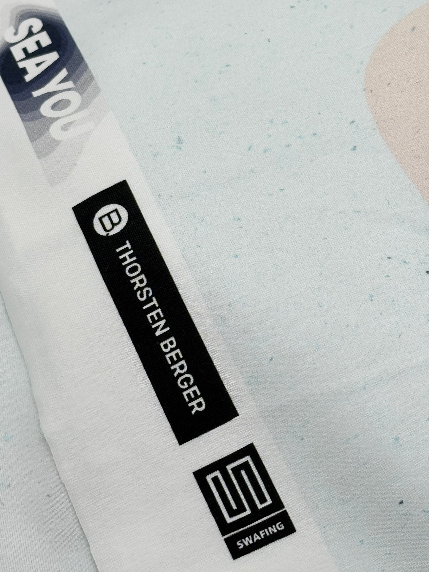 Panel Mann (Swafing) weiß rot ca. 80x140 cm