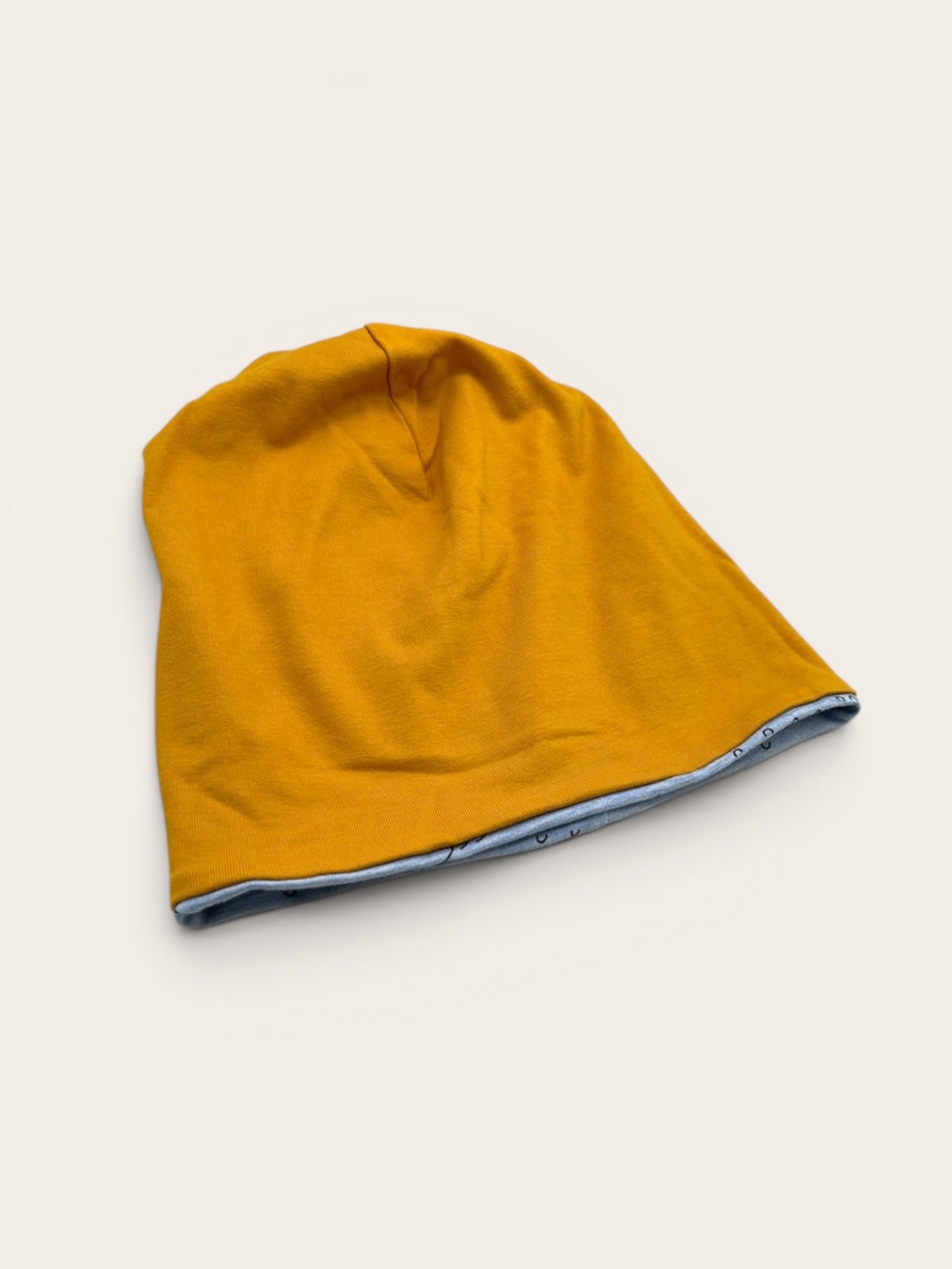 Wende-Beanie für Kinder – Meerjungfrau Design Blau