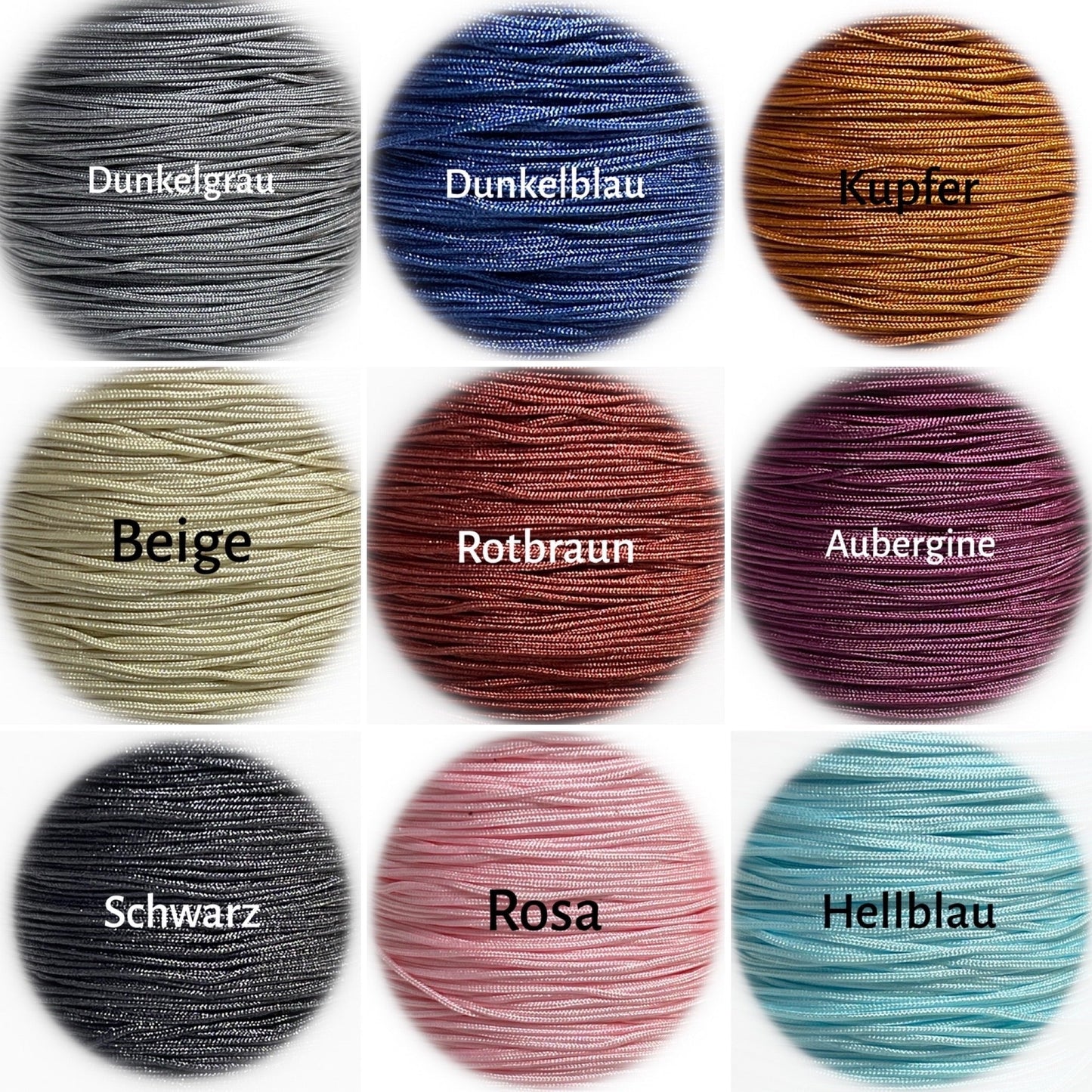 Freundschaftsarmband Makramee Armband hope silberfarbenen Edelstahl