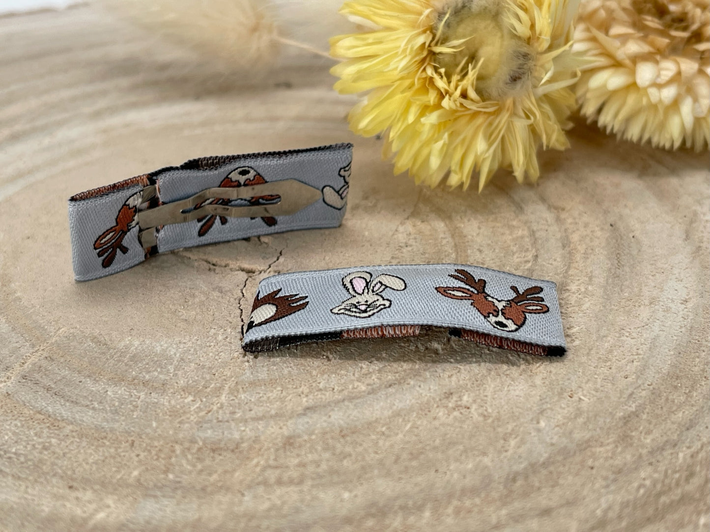 Haarspangen Haarclips Waldtiere (1 Paar)