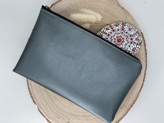 Stylische Federtasche Stifttasche Mäppchen Kosmetik kleine Tasche Koala grau