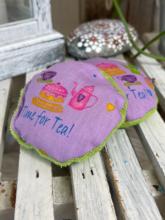 Taschenwärmer Beulenkühler Körnerkissen tea time