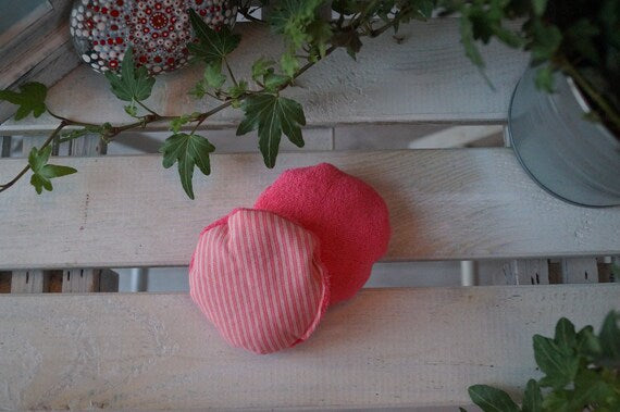 Taschenwärmer Beulenkühler Körnerkissen rosa Streifen