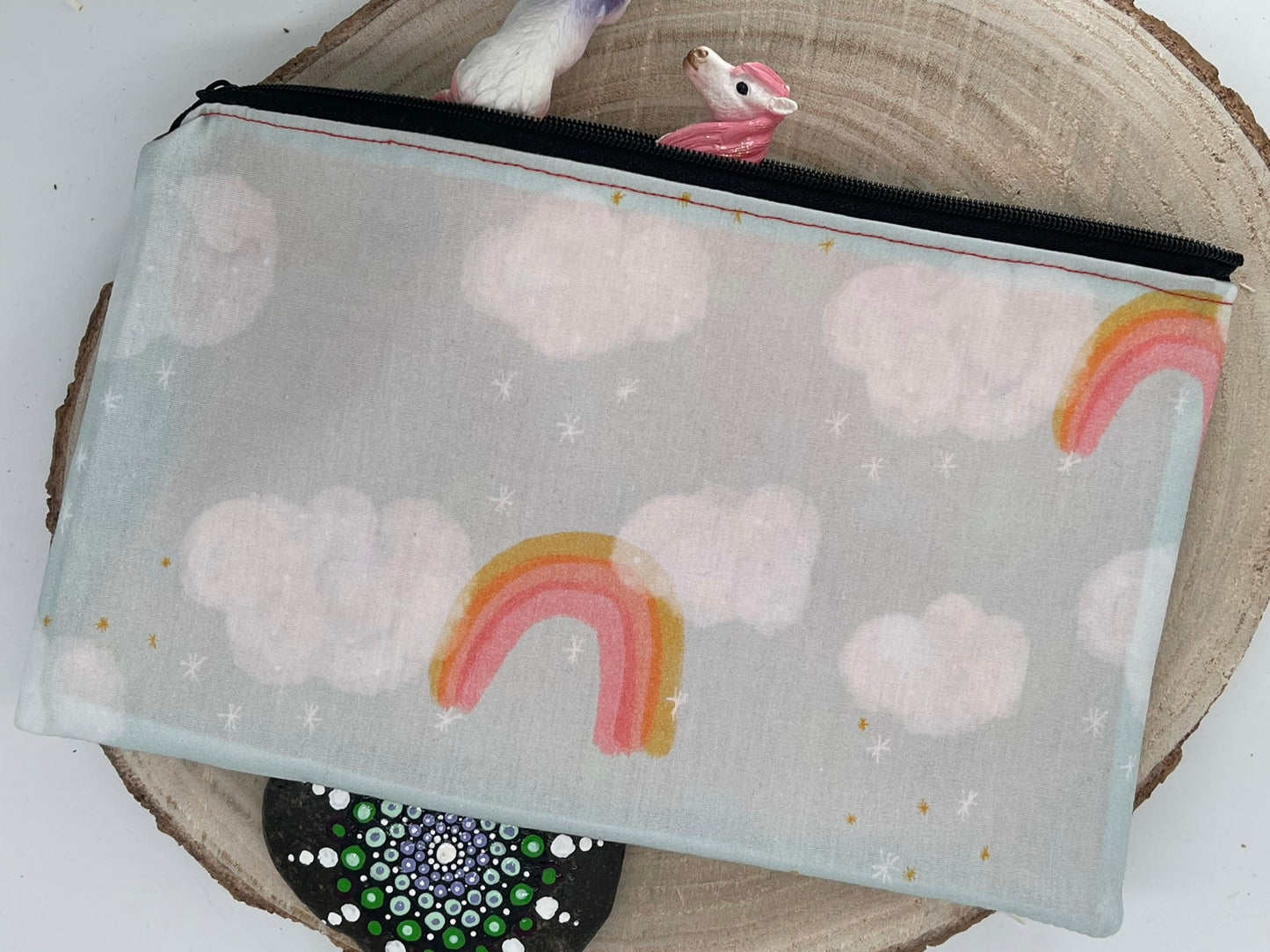 Federtasche Kosmetiktasche MODI Regenbogen