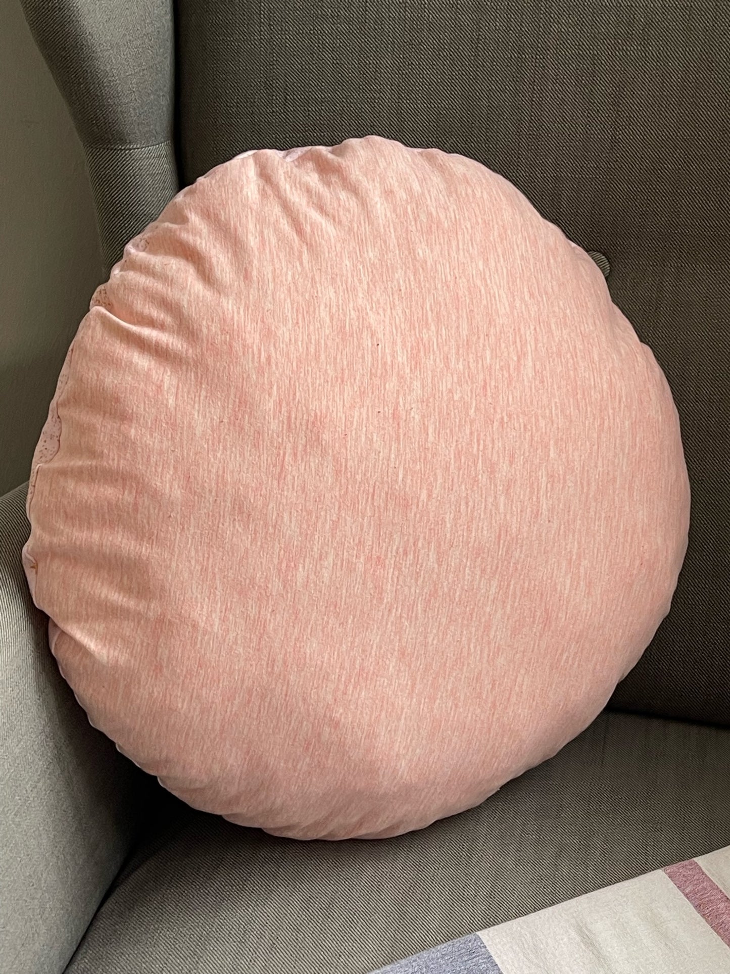 Handgemachtes weiches gemütliches Kissen Kuschelkissen Dekokissen Reisekissen kleines Rehkitz rosa