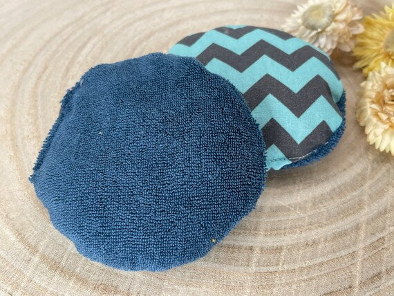 Taschenwärmer Beulenkühler Körnerkissen Wave blau