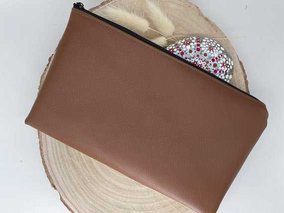 Stylische Federtasche Stifttasche Mäppchen Kosmetik kleine Tasche Familie Avocado