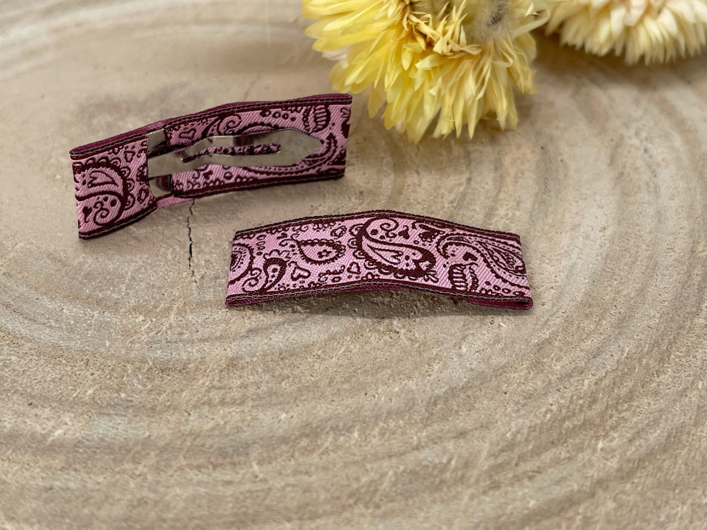 Haarspangen Haarclips Ornamente lila (1 Paar)