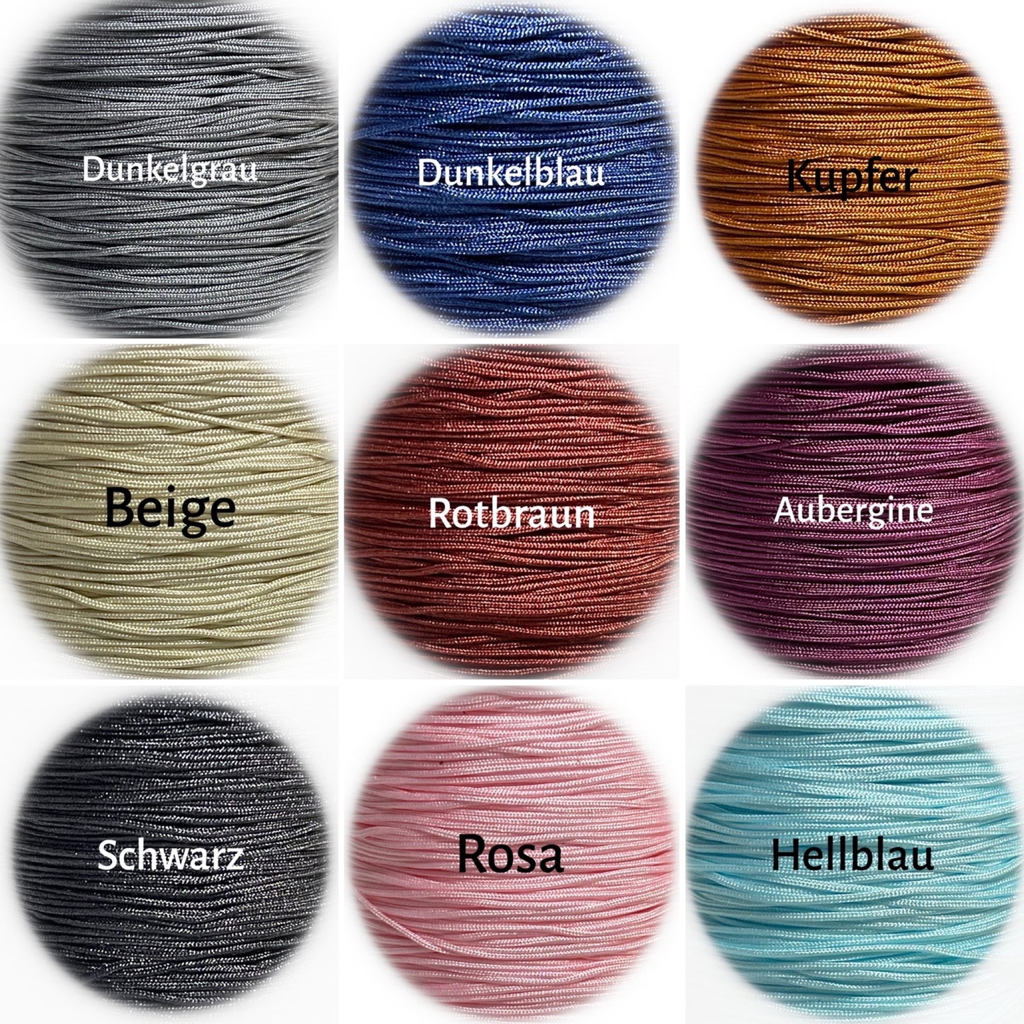 Freundschaftsarmband Makramee Armband Knoten silberfarbenen Edelstahl