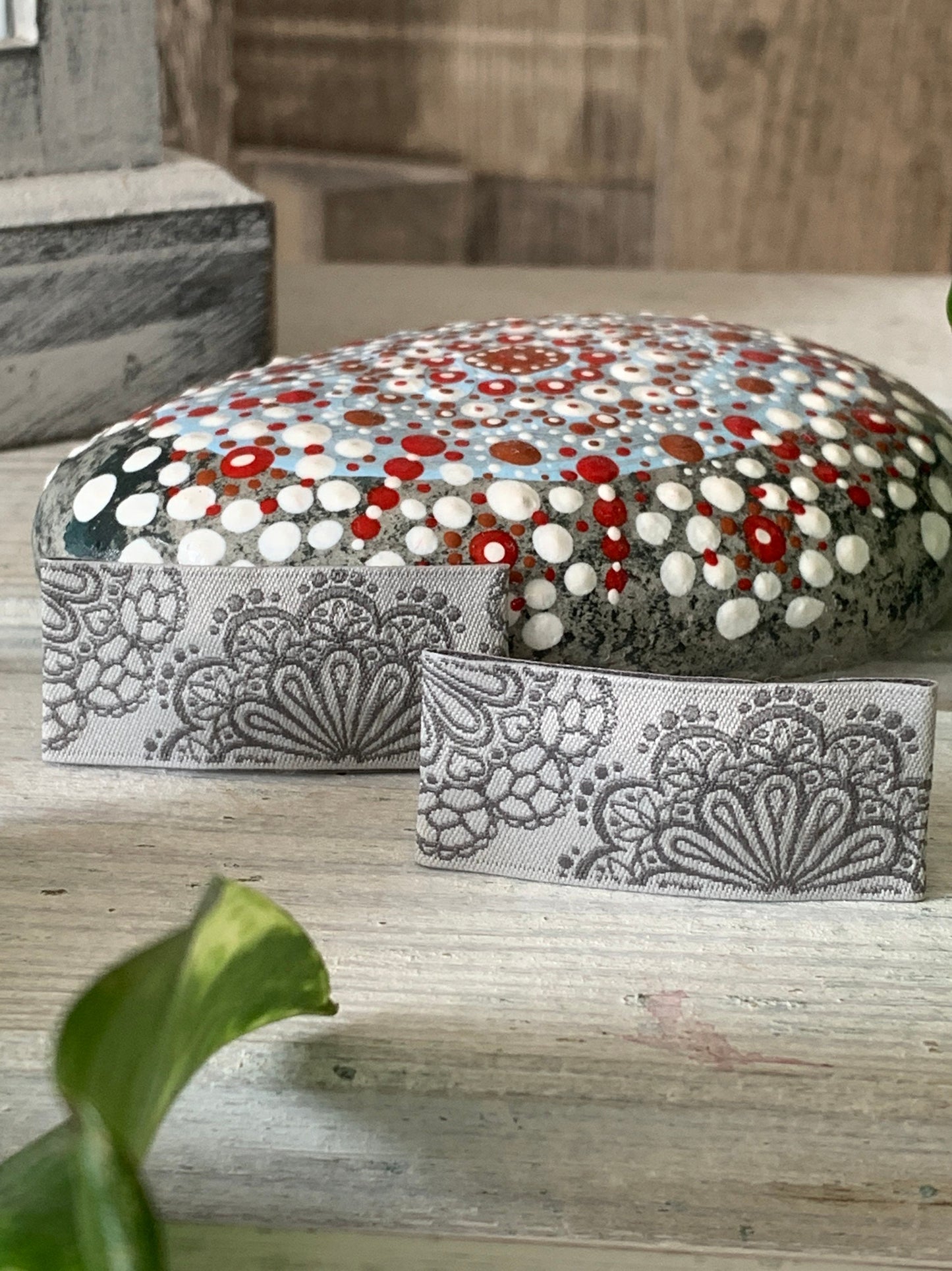 Haarspangen Haarclips Haarschmuck Ornament grau (1 Paar)