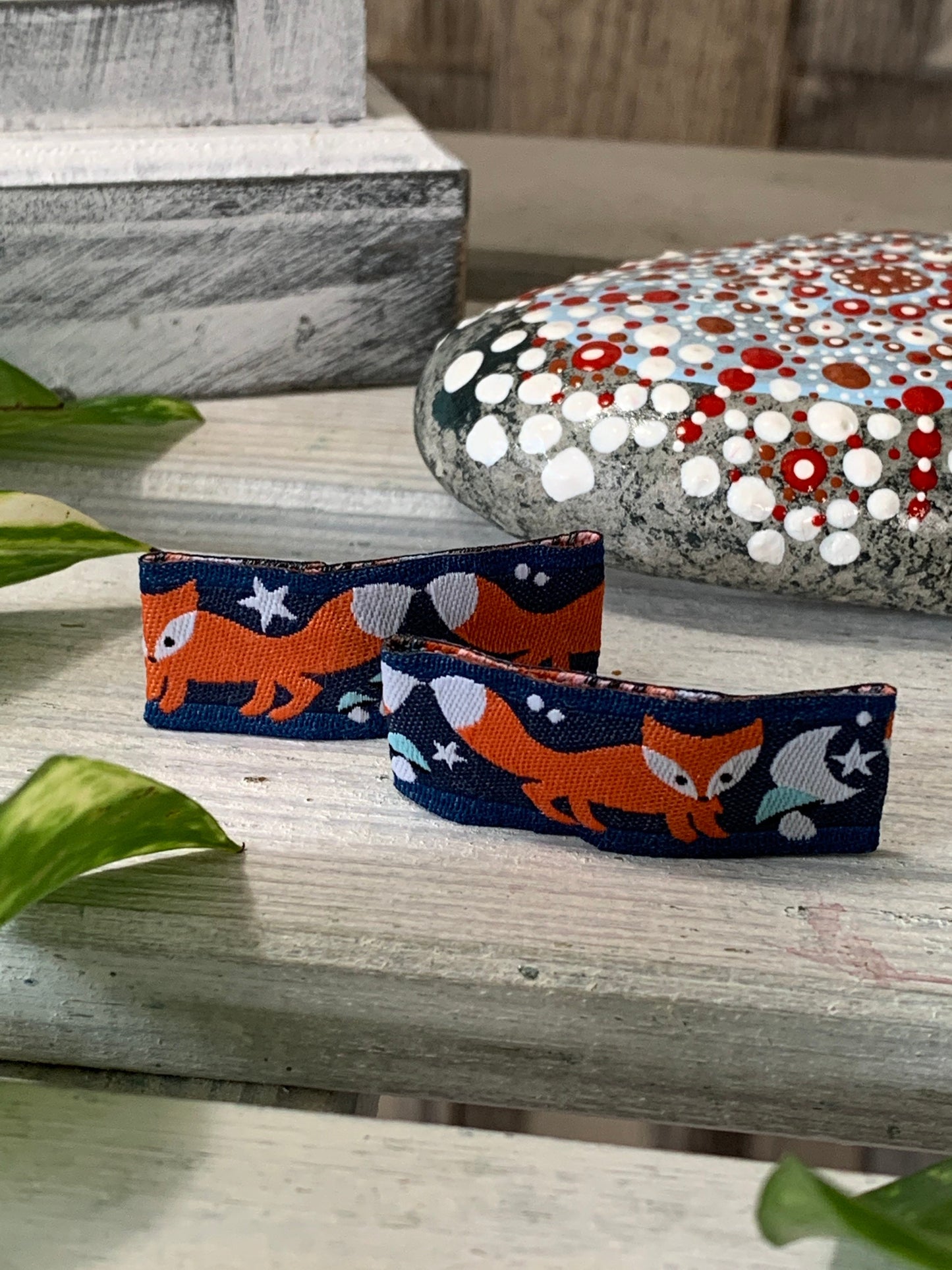 Haarspangen Haarclips kleiner Fuchs (1 Paar) blau