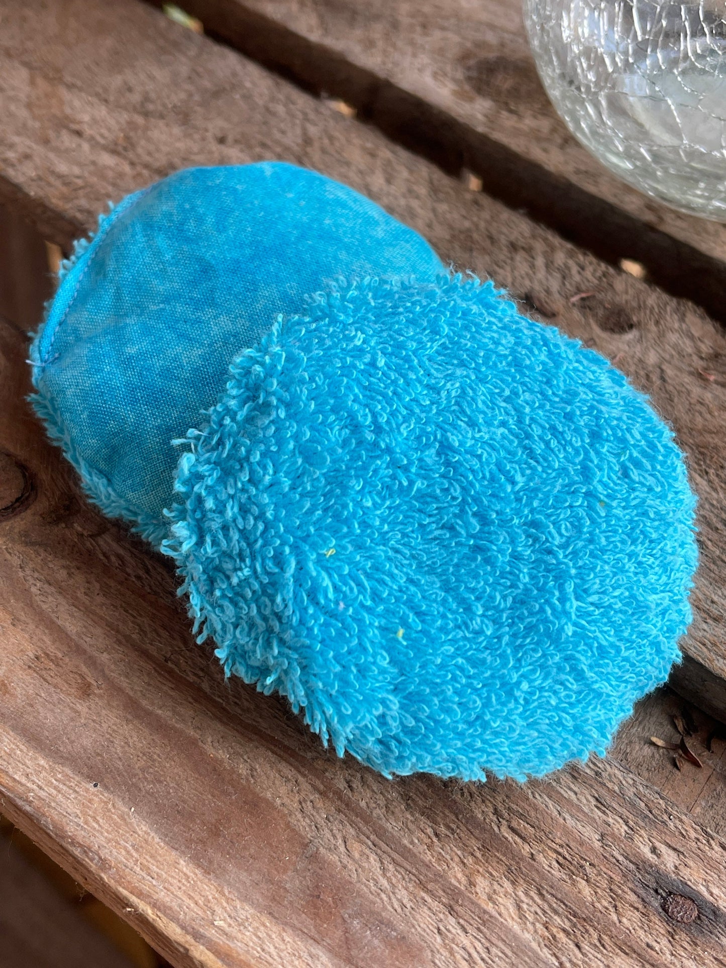 Taschenwärmer Beulenkühler Körnerkissen Uni blau