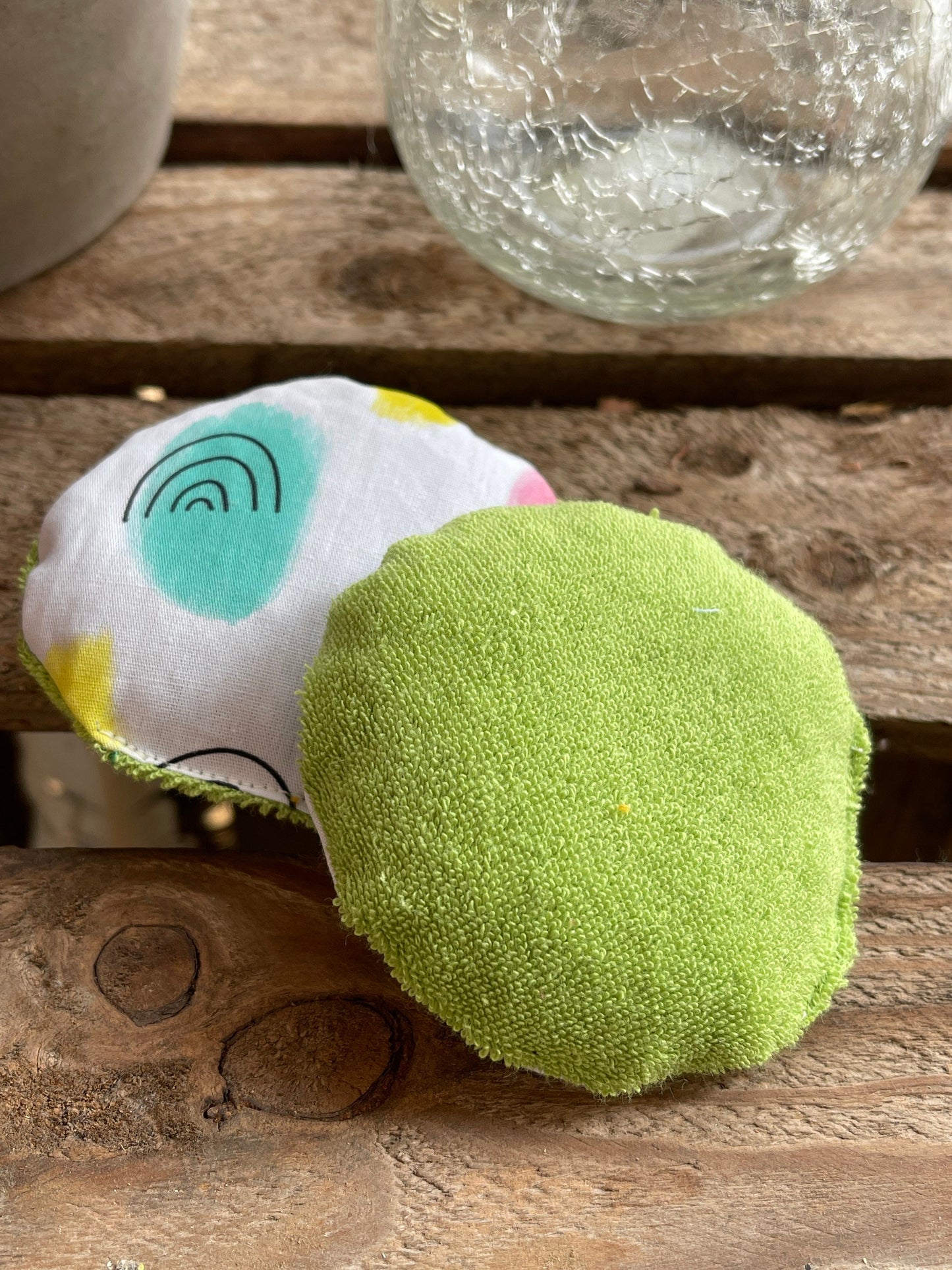 Taschenwärmer Beulenkühler Körnerkissen Regenbogen