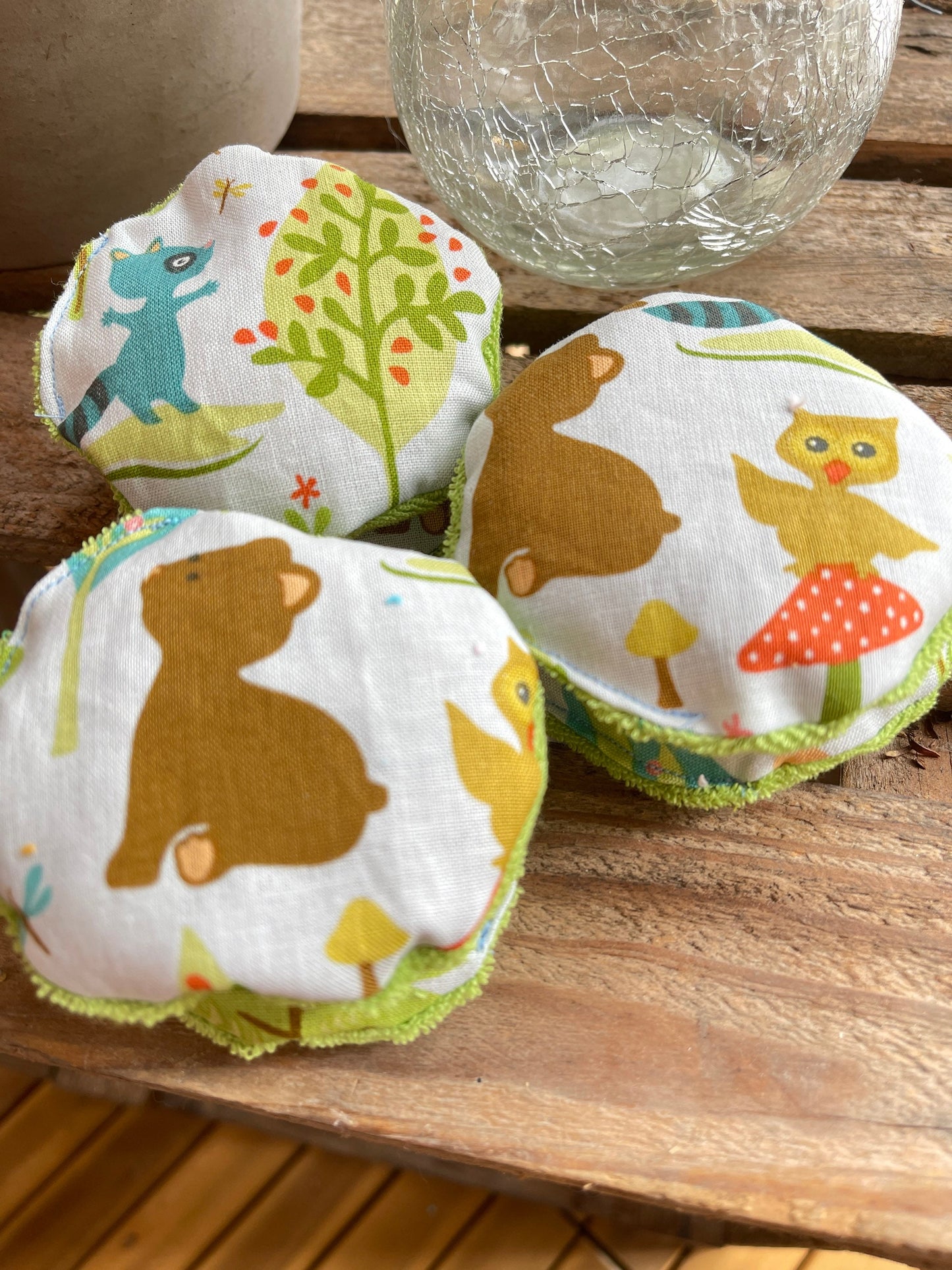 Taschenwärmer Beulenkühler Körnerkissen Waldbewohner