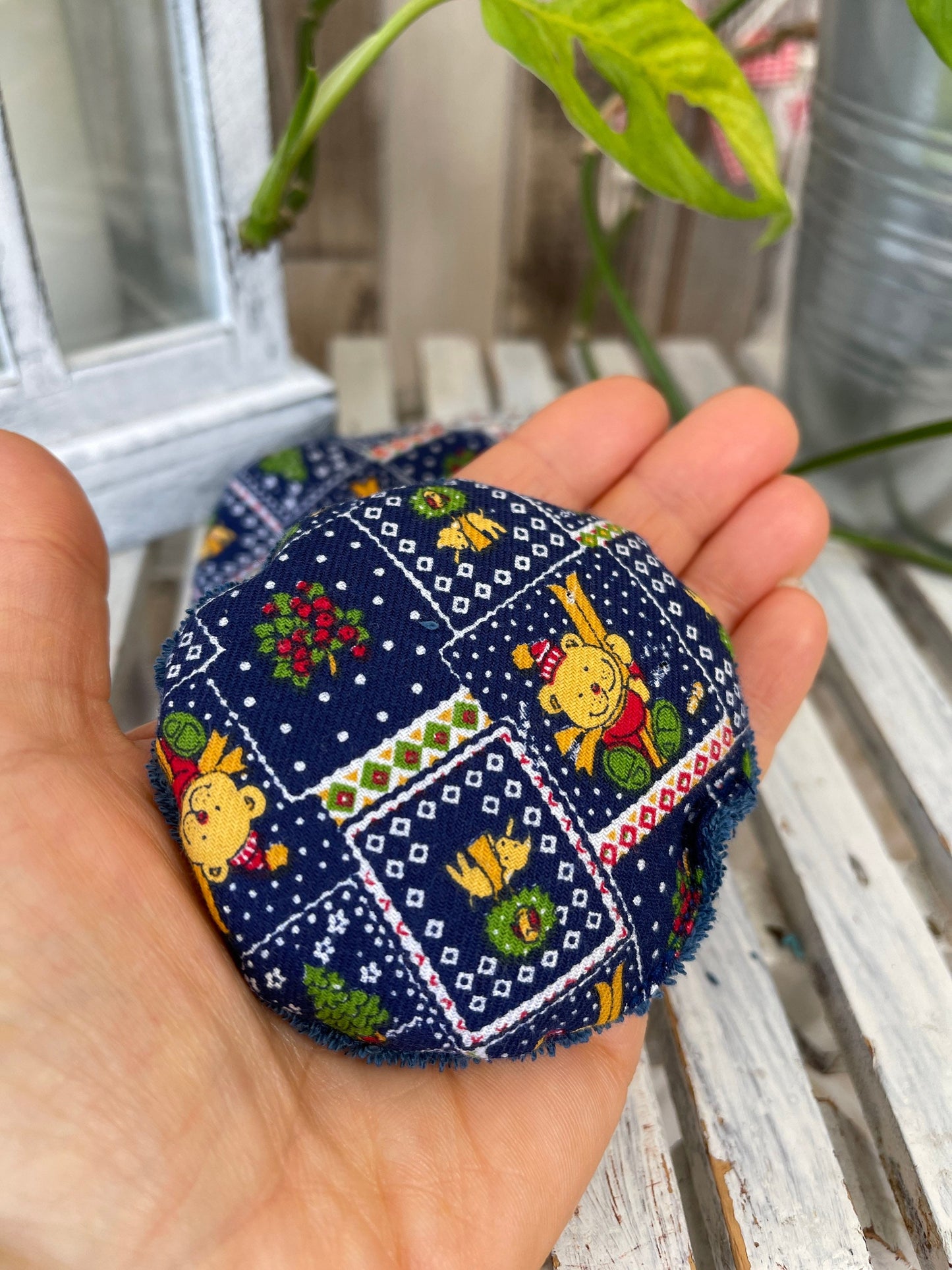 Taschenwärmer Beulenkühler Körnerkissen Winter Bär