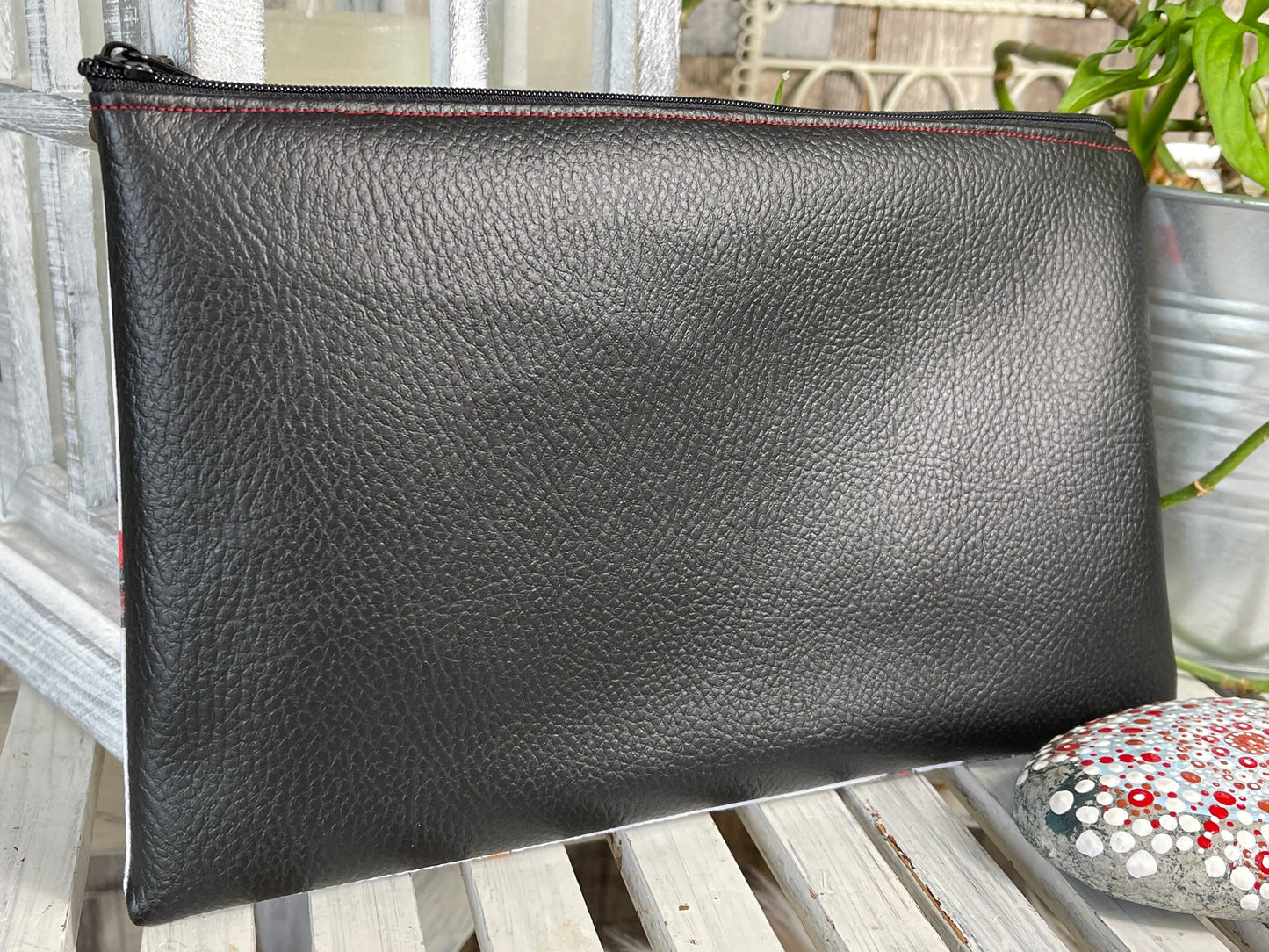 Federtasche Kosmetiktasche Modi Tasche Pinguin Schnee Freude