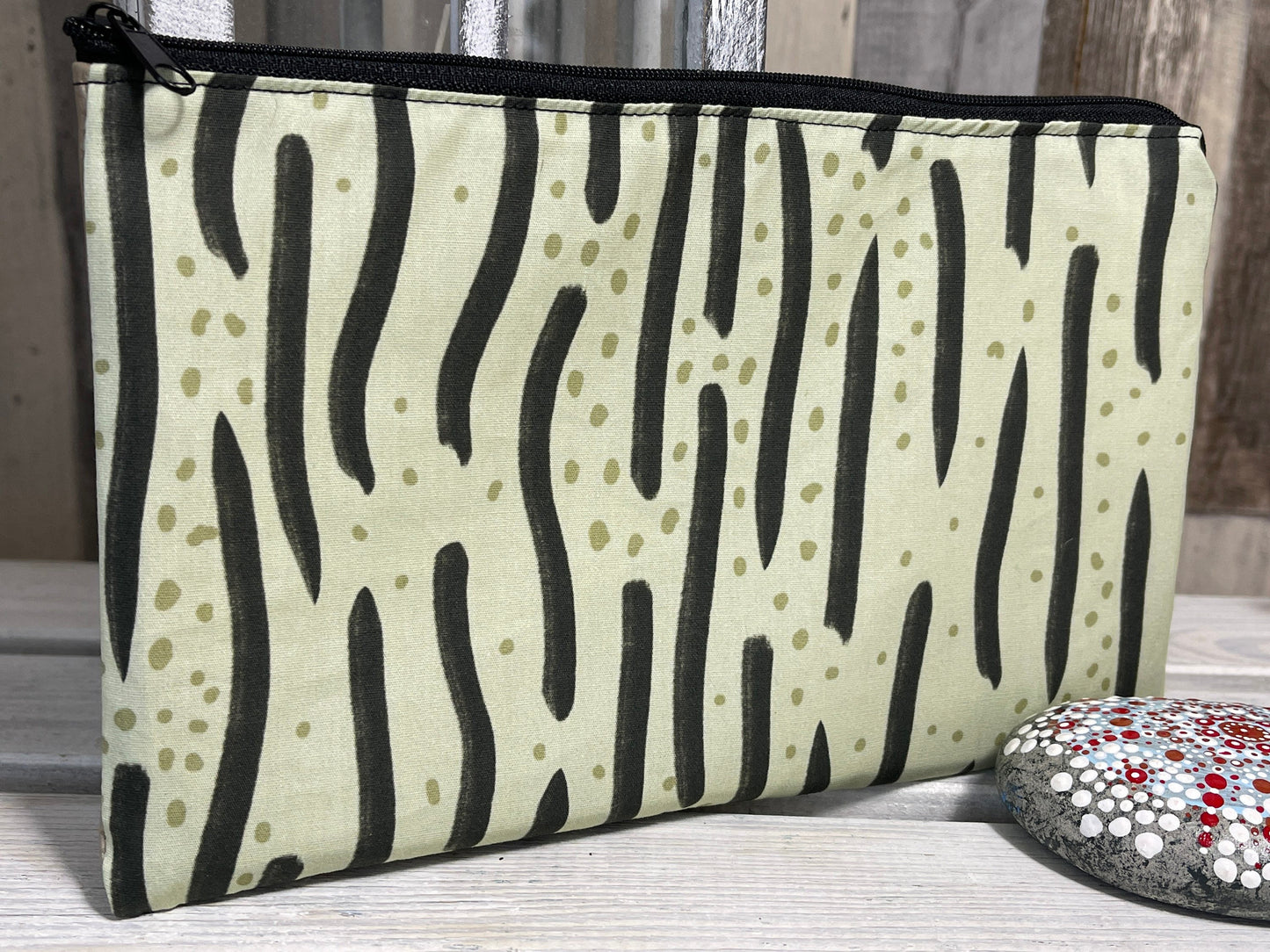 Stylische Federtasche Stifttasche Mäppchen Kosmetik kleine Tasche Tiger-Lili