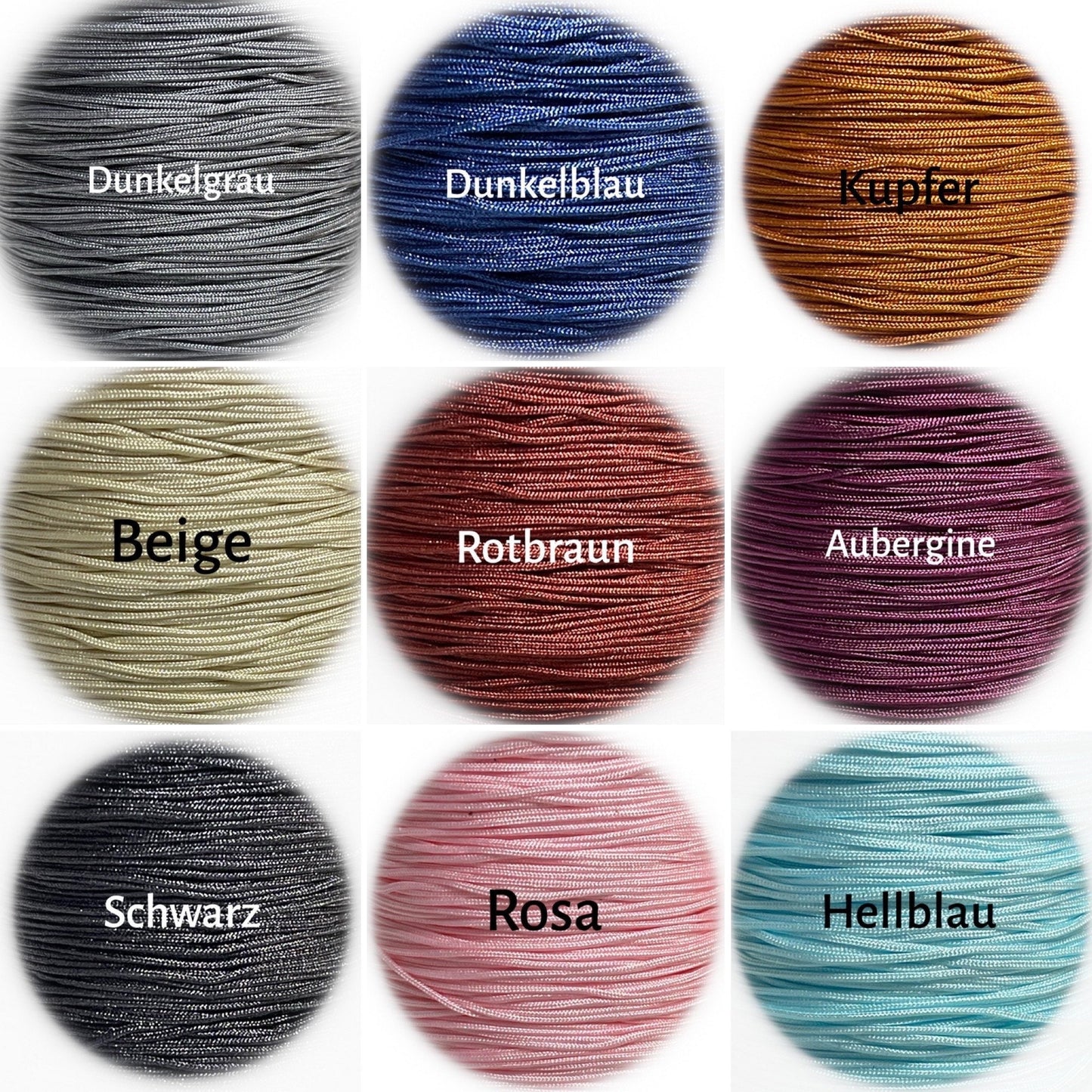 Freundschaftsarmband Makramee Armband Herz silberfarbenen Edelstahl